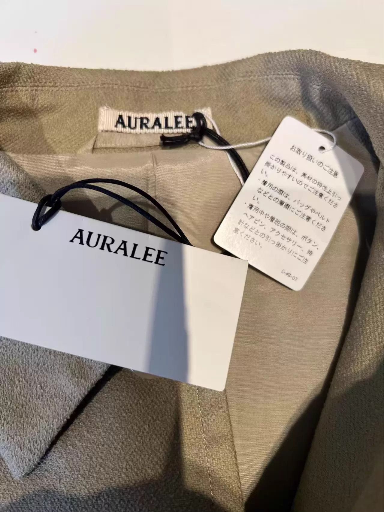 Auralee AURALEE Sage Green Ringspun Twill Pocket Jacket Size XS / US 0-2 / IT 36-38 - 5 Thumbnail