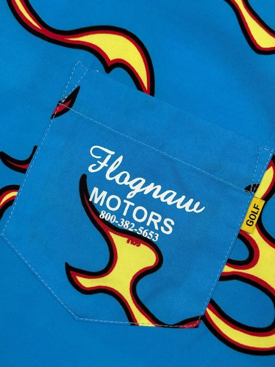 Golf Wang GOLF Wang Shirt Flognaw Motors Flames Buttons Size US M / EU 48-50 / 2 - 3 Thumbnail