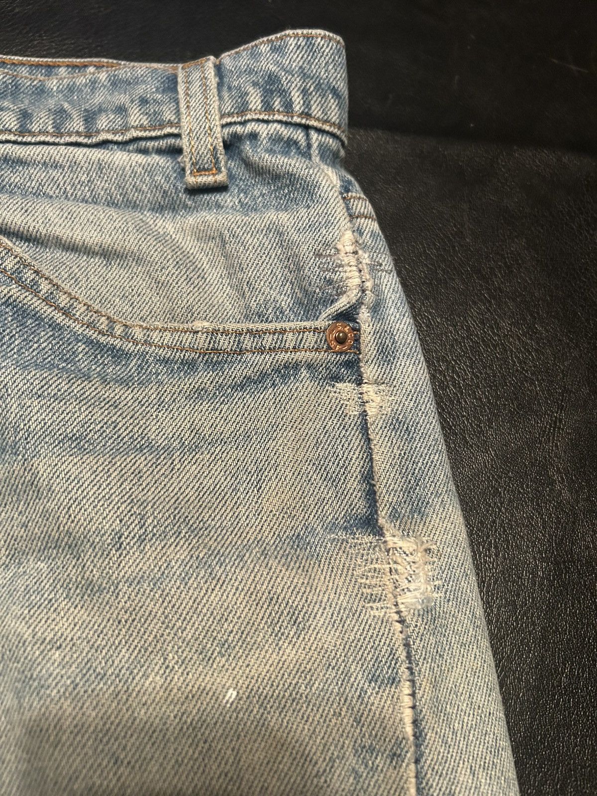Levi's Levis 505 1997 orange tab jeans Size US 31 - 6 Thumbnail
