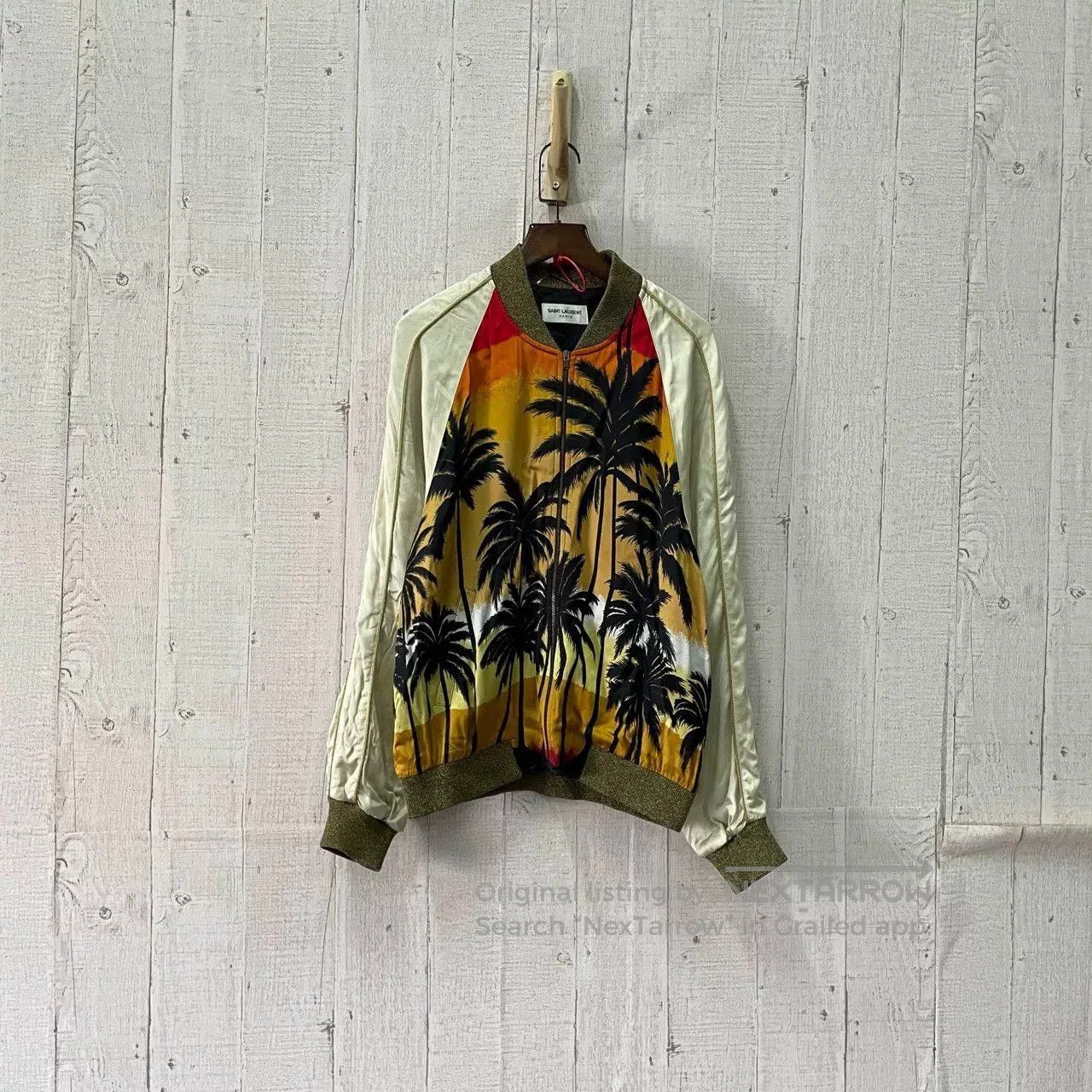 Saint Laurent Paris saint laurent palm tree bomber jacket. Size US M / EU 48-50 / 2 - 1 Thumbnail