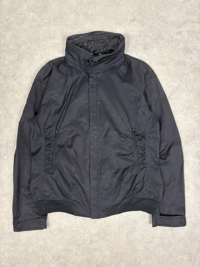 Marithe + Francois Girbaud 1990s Marithé + François Girbaud Navy Multi-Pocket Nylon Jacket Size US S / EU 44-46 / 1 - 1 Thumbnail
