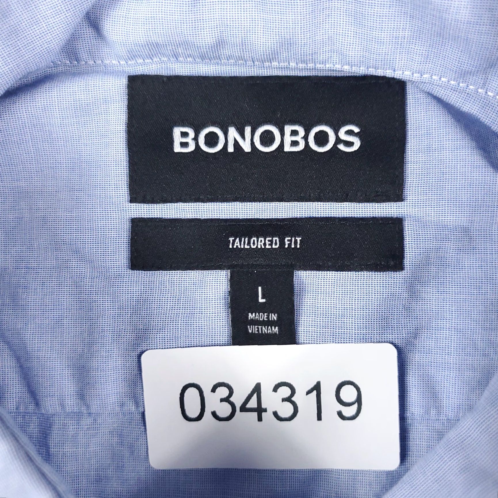 Bonobos Bonobos Shirt Mens Large Blue Casual Button Up Long Sleeve Size US L / EU 52-54 / 3 - 6 Thumbnail