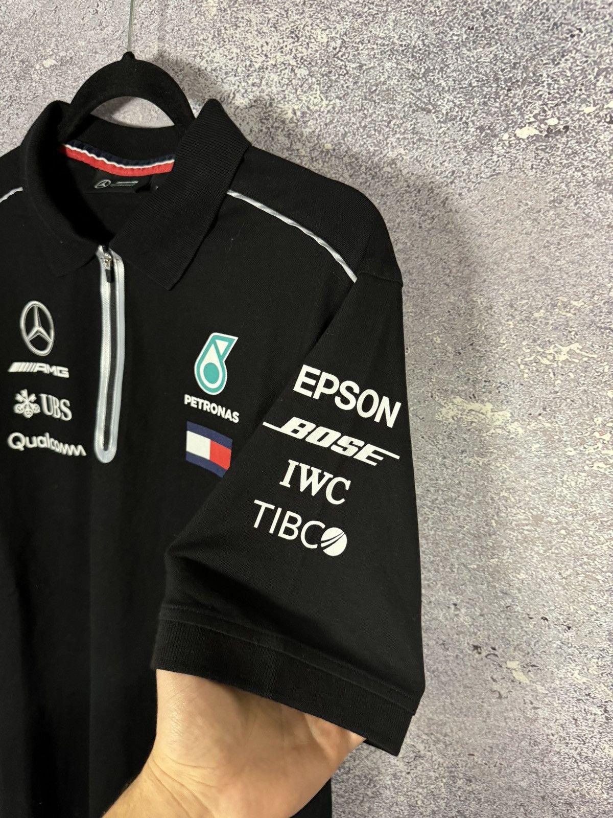 Formula 1 × Hugo Boss × Mercedes-Benz Petronas AMG Mercedes Benz Racing Team TH Polo Shirt Size US L / EU 52-54 / 3 - 10 Thumbnail