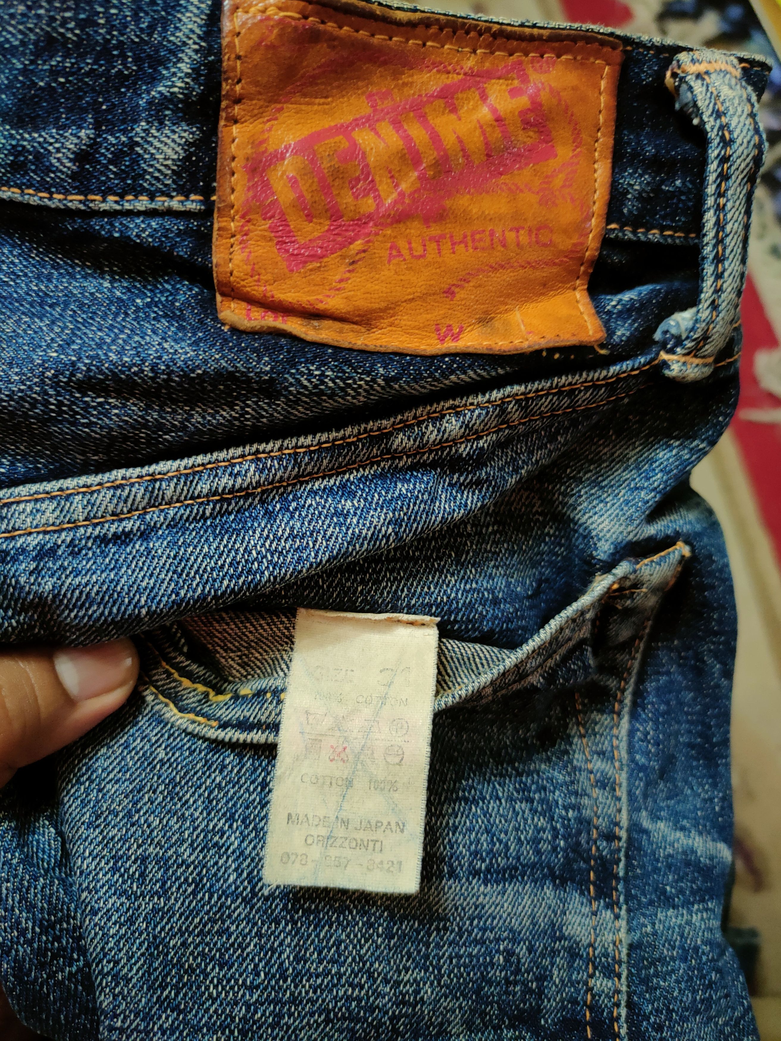 Denime DL Denime Japan Vintage Distressed Ripped Jeans #S1705 Size US 31 - 16 Thumbnail