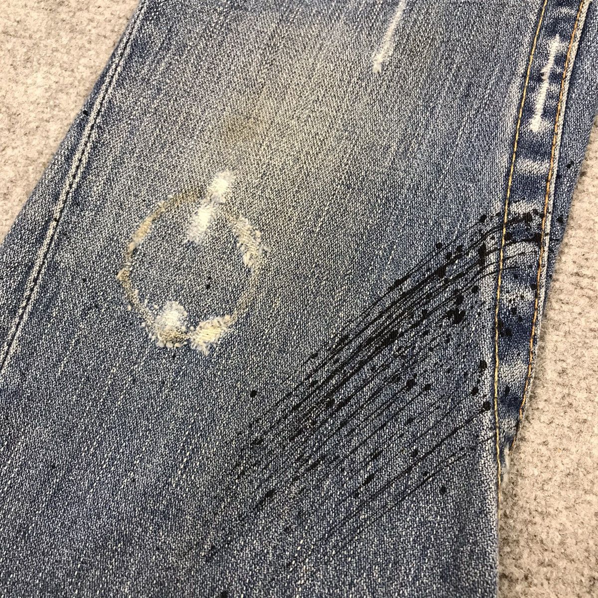 Japanese Brand FLARE TRUE RELIGION BOOT CUT DENIM DISTRESSED DENIM PANTS Size 26" / US 2 / IT 38 - 5 Thumbnail