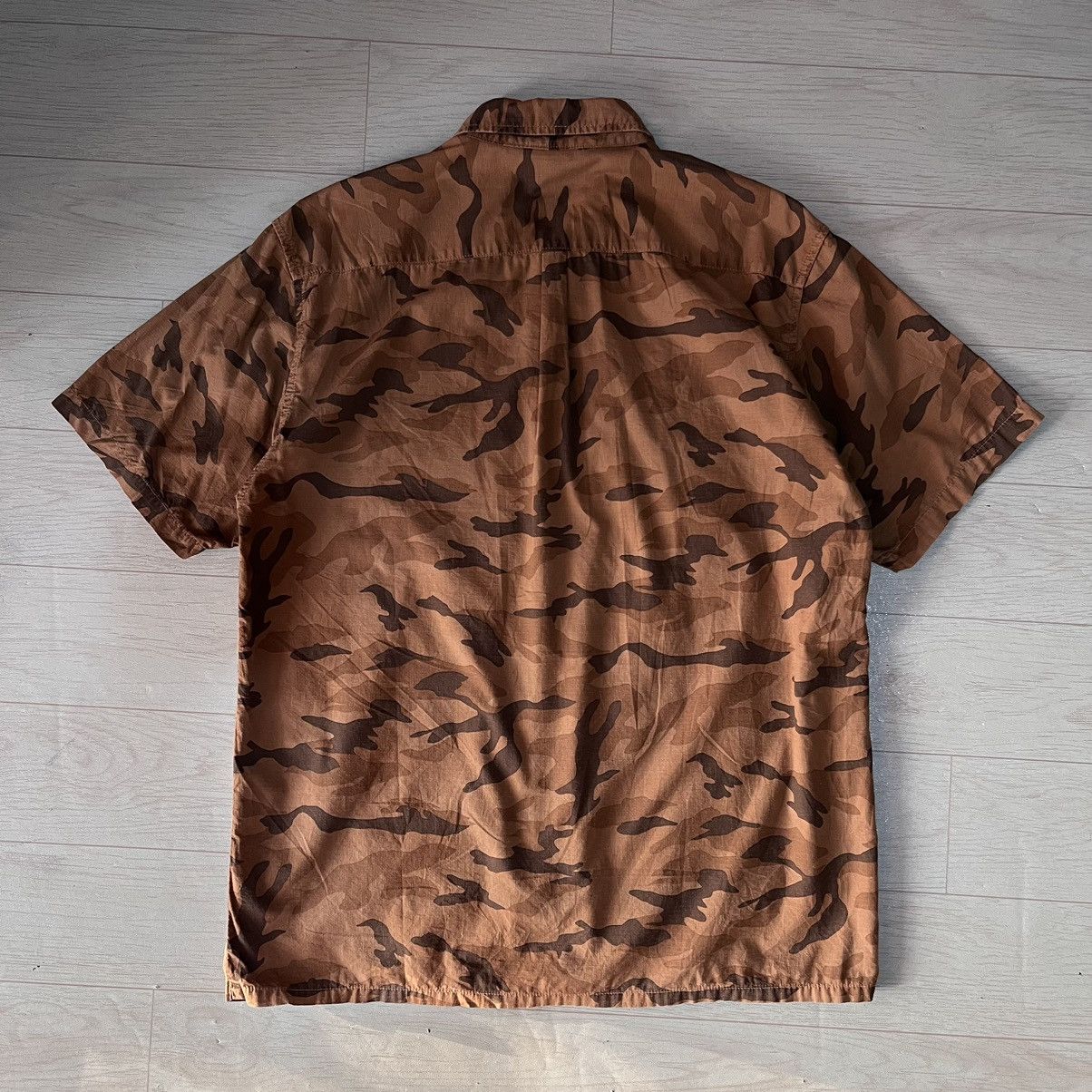 Japanese Brand × MasterPiece Rare💥 Masterpiece shirt camouflage brown Size US L / EU 52-54 / 3 - 2 Thumbnail
