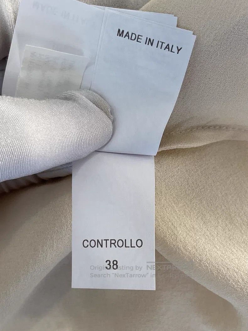 Brunello Cucinelli Brunello Cucinelli Beige Beaded Silk Vest Size M / US 6-8 / IT 42-44 - 8 Thumbnail