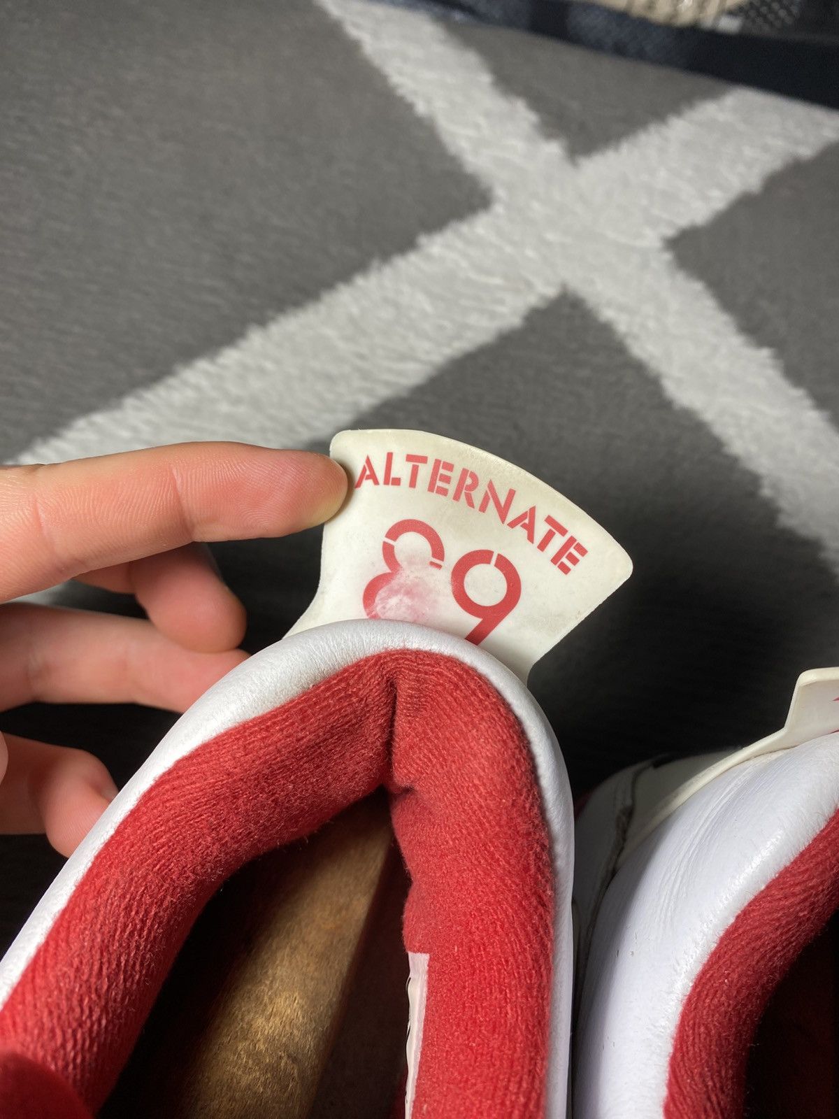Jordan Brand × Nike Nike Air Jordan 4 Retro Alternate 89 11.5 US men’s sneakers Size US 11.5 / EU 44-45 - 21 Thumbnail