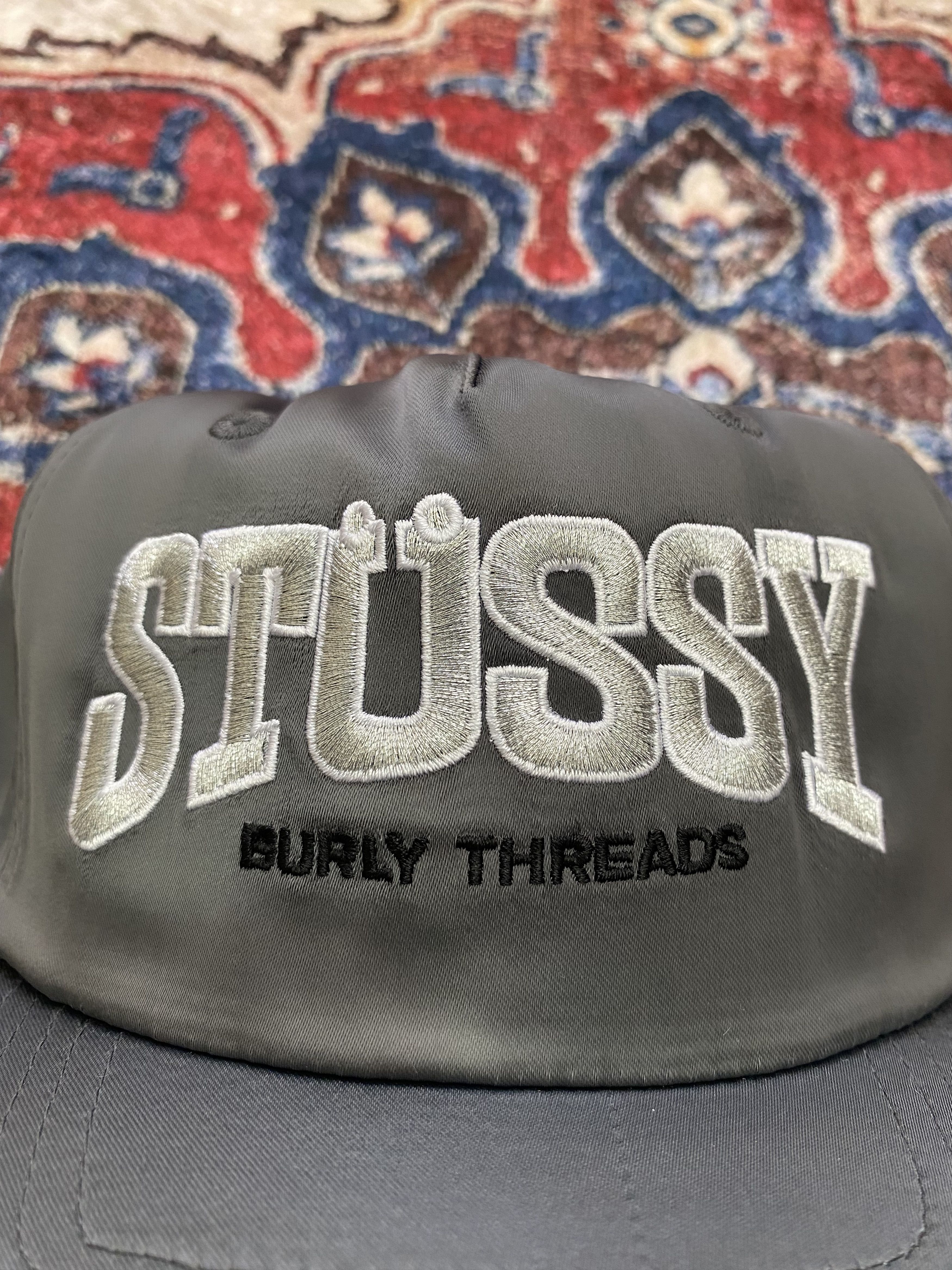 Stussy Stussy MD Burly Threads Cap - Grey Size ONE SIZE - 2 Thumbnail