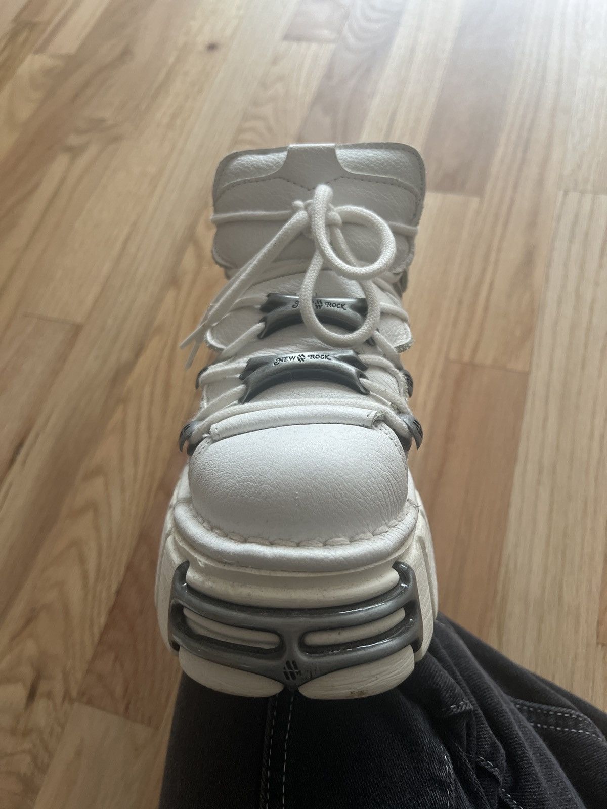 New Rock White Platforms Size US 6 / IT 36 - 4 Thumbnail