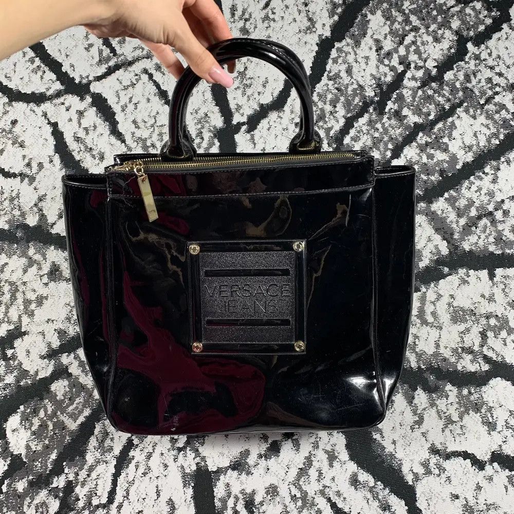 Versace Jeans Couture Versace Luxury Handle Bag Logo y2k style monogram inside Size ONE SIZE - 1 Thumbnail