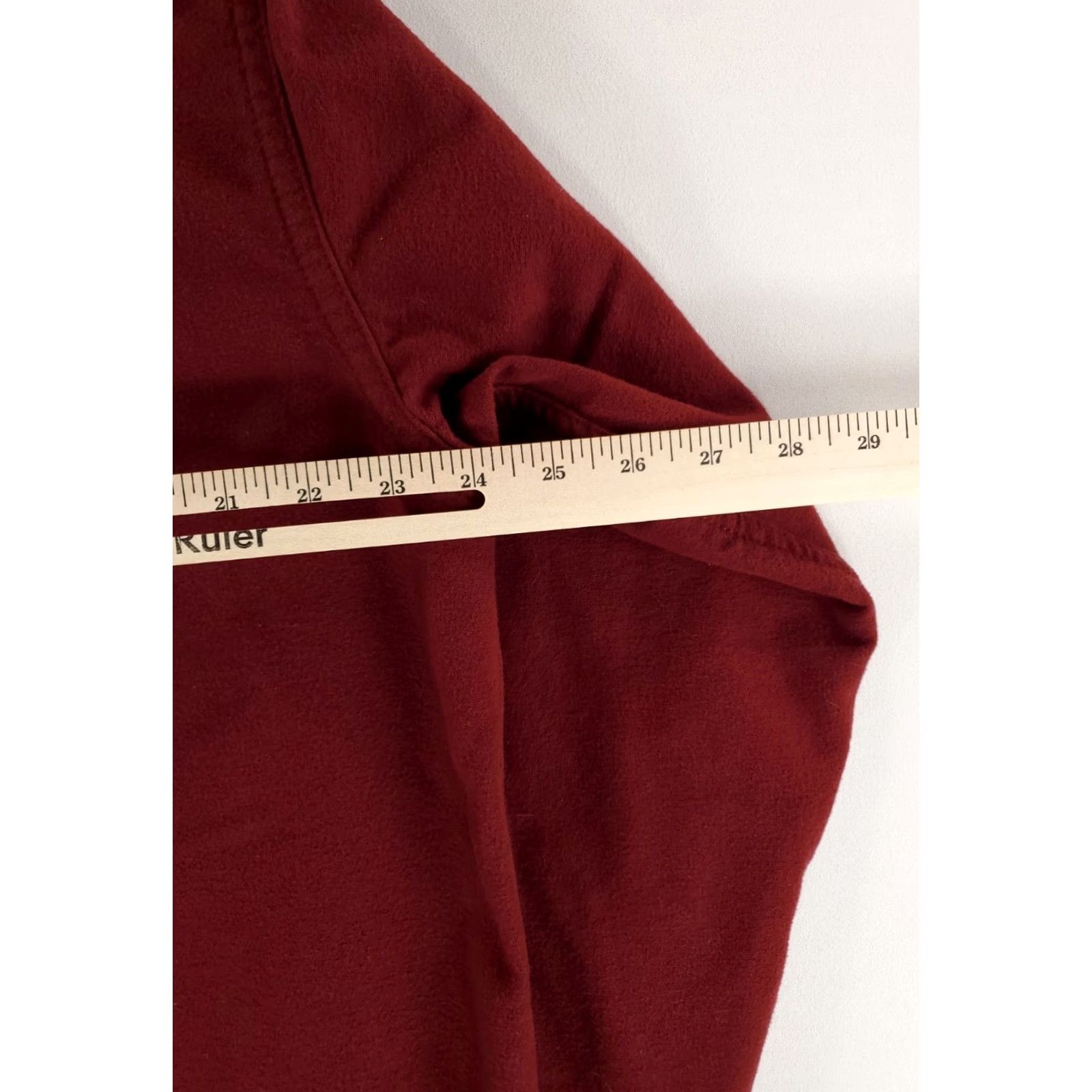 Vintage LL Bean Chamois Button Up Shirt Red Burgandy Long Sleeve Mens L Size US L / EU 52-54 / 3 - 5 Thumbnail