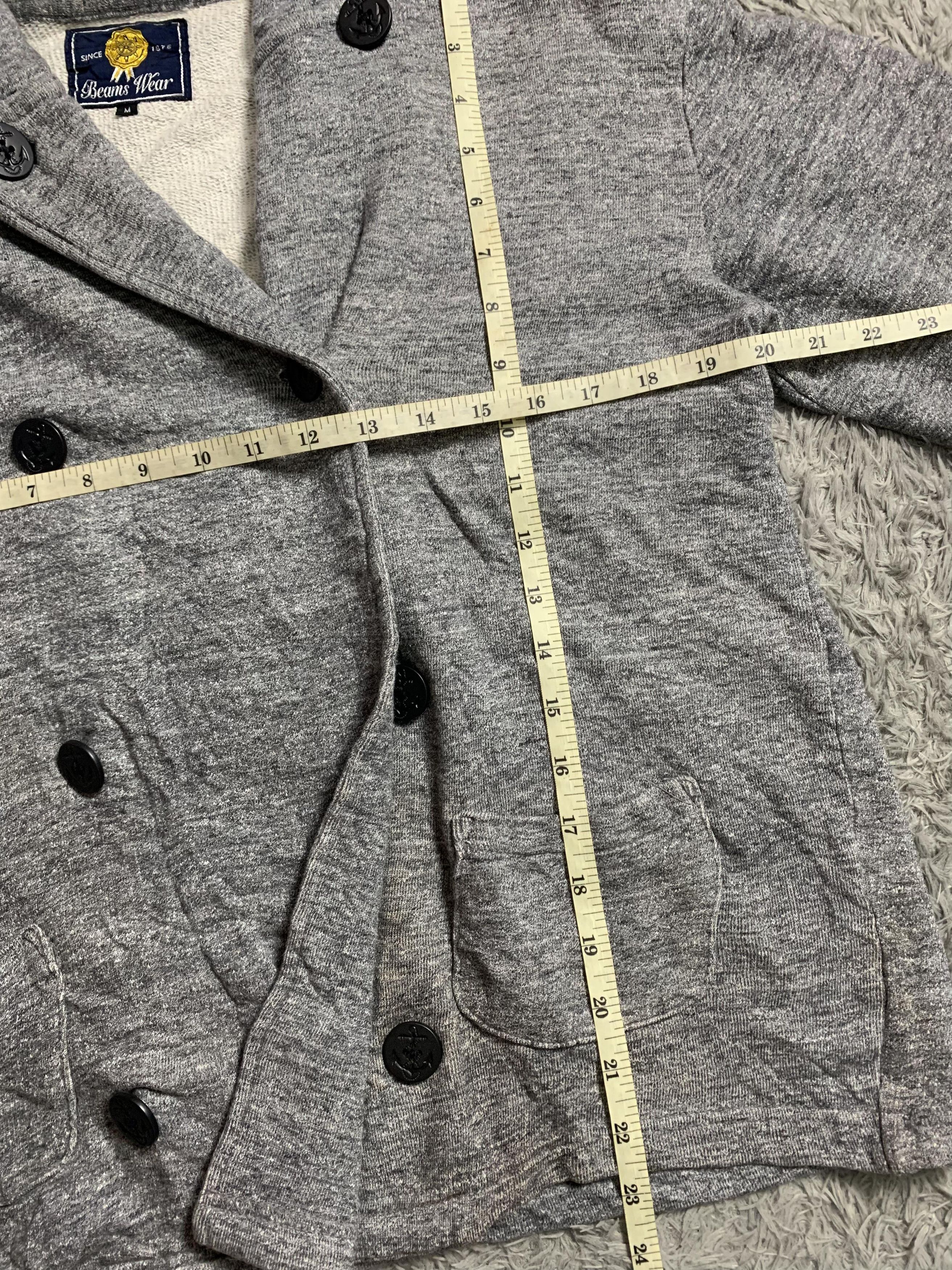 Beams Japan Vintage Rare Beams Japan Button Hoodies Size US M / EU 48-50 / 2 - 4 Thumbnail