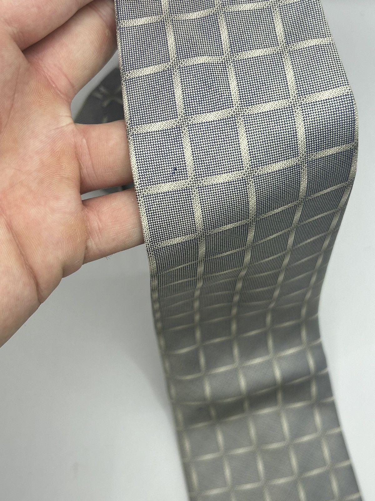 Burberry Burberry Square Pattern Silk Tie Size ONE SIZE - 6 Thumbnail