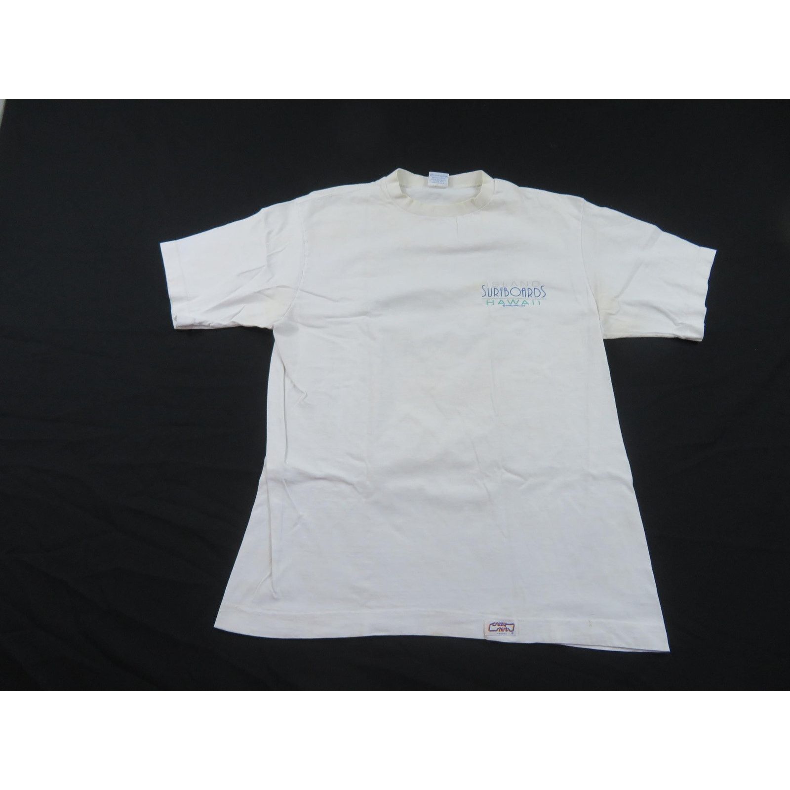 Other Crazy Shirts Hawaii Islands Surfboards White T-shirt M 1990s Size US M / EU 48-50 / 2 - 4 Thumbnail