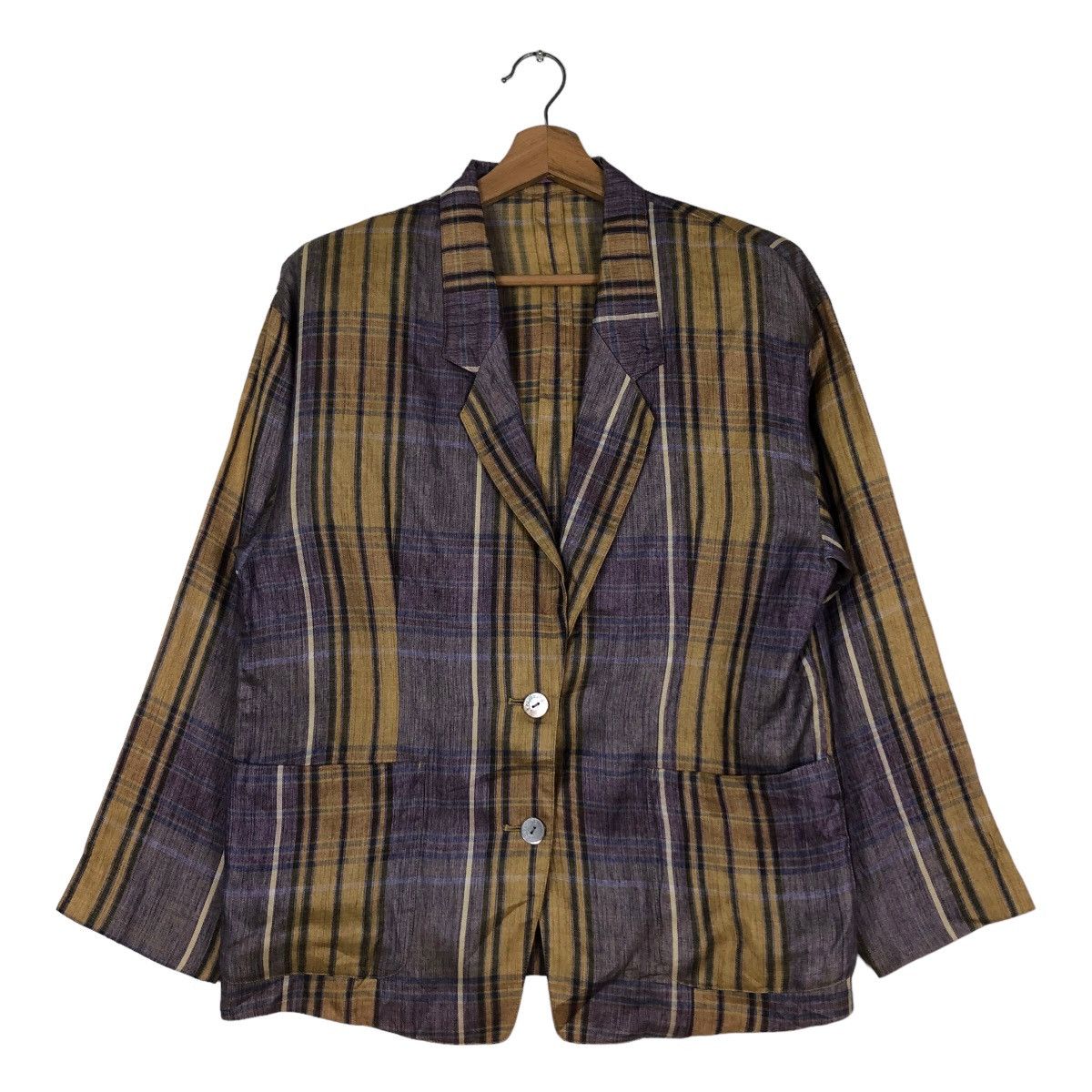 Burberry 🔥Vintage Burberrys Chore Jacket Tartan Design Size US M / EU 48-50 / 2 - 1 Thumbnail