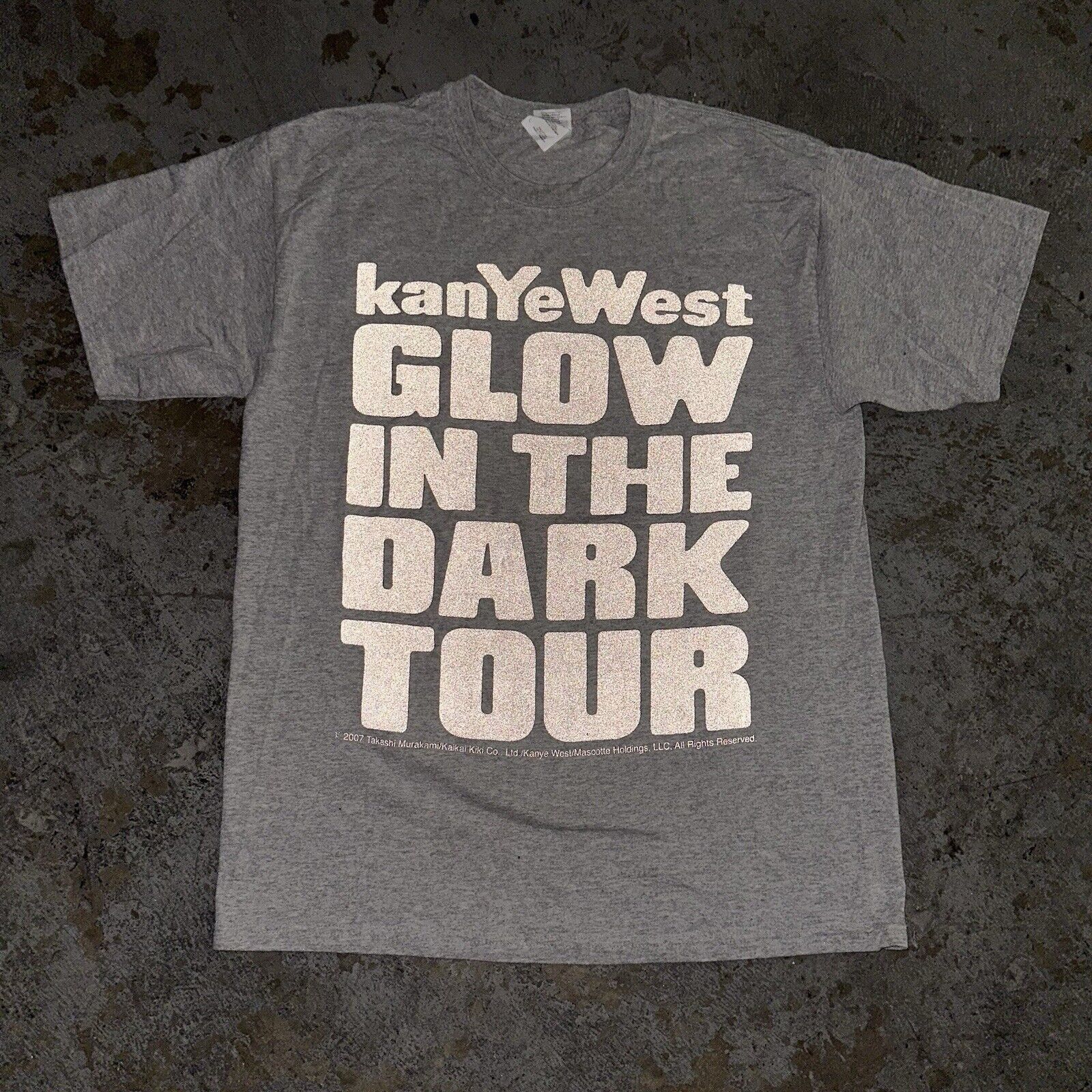 Kanye West × Takashi Murakami × Yeezy Vintage 2007 Kanye West Glow In The Dark Tour Tee Murakami Size US L / EU 52-54 / 3 - 1 Thumbnail