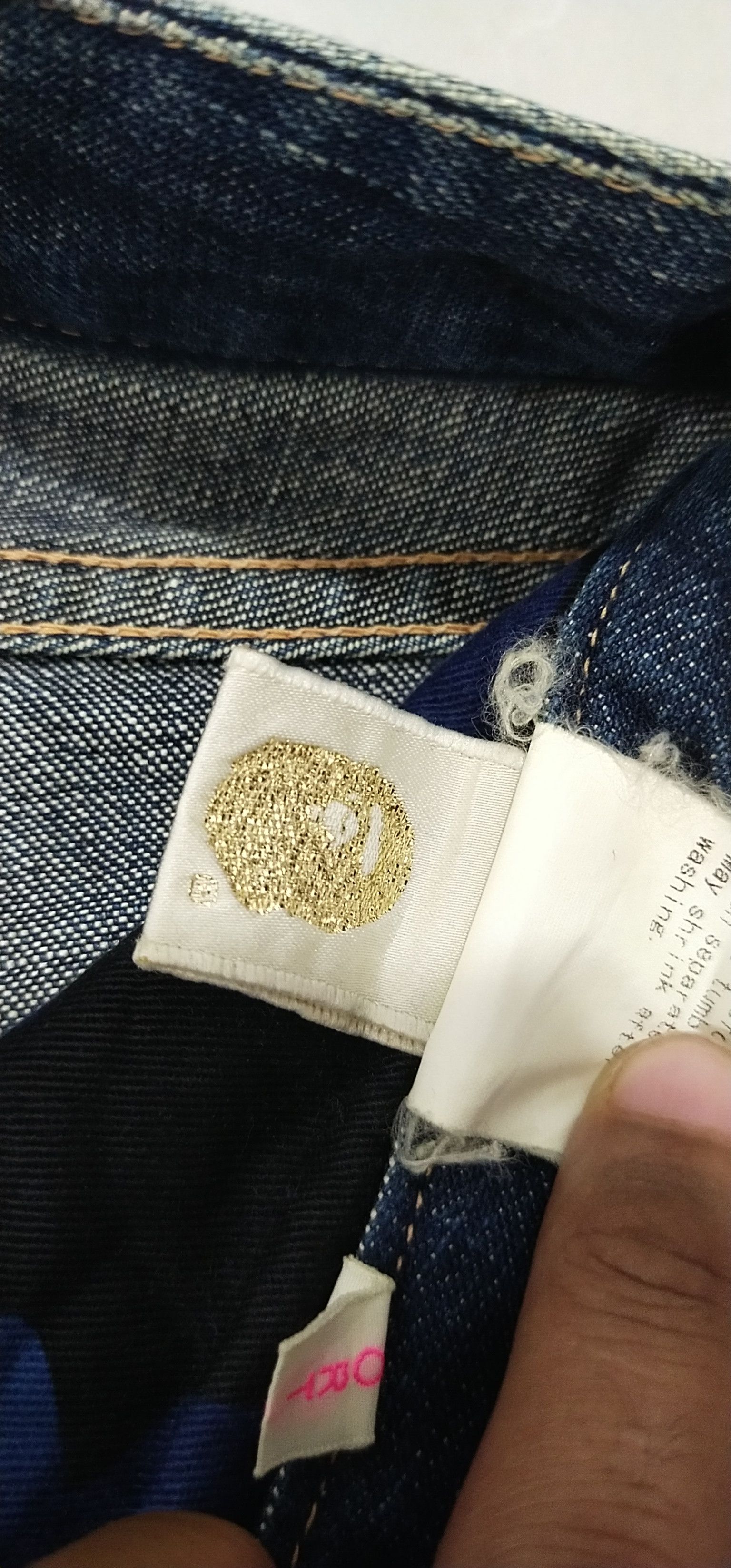 Bape Final💥 Drop Apee Denim💥 Size 32" / US 10 / IT 46 - 12 Thumbnail