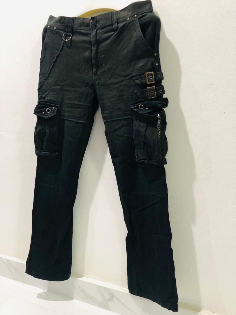 Japanese Brand × Vintage Squcy Cool Cargo Pants Size US 32 / EU 48 - 2 Thumbnail