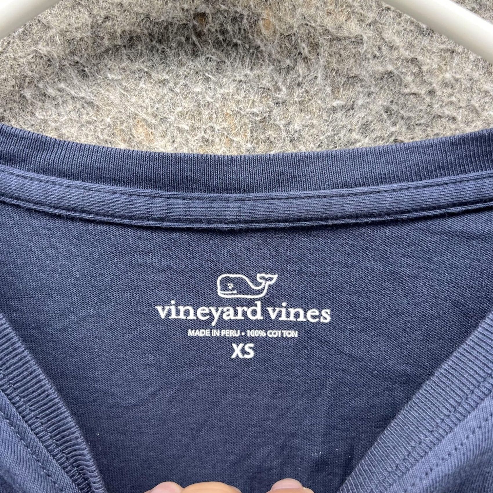 Vineyard Vines Vineyard Vines Shirt Mens XS Blue Long Sleeve Pocket Whale Logo Graphic Preppy Size US XS / EU 42 / 0 - 2 Thumbnail