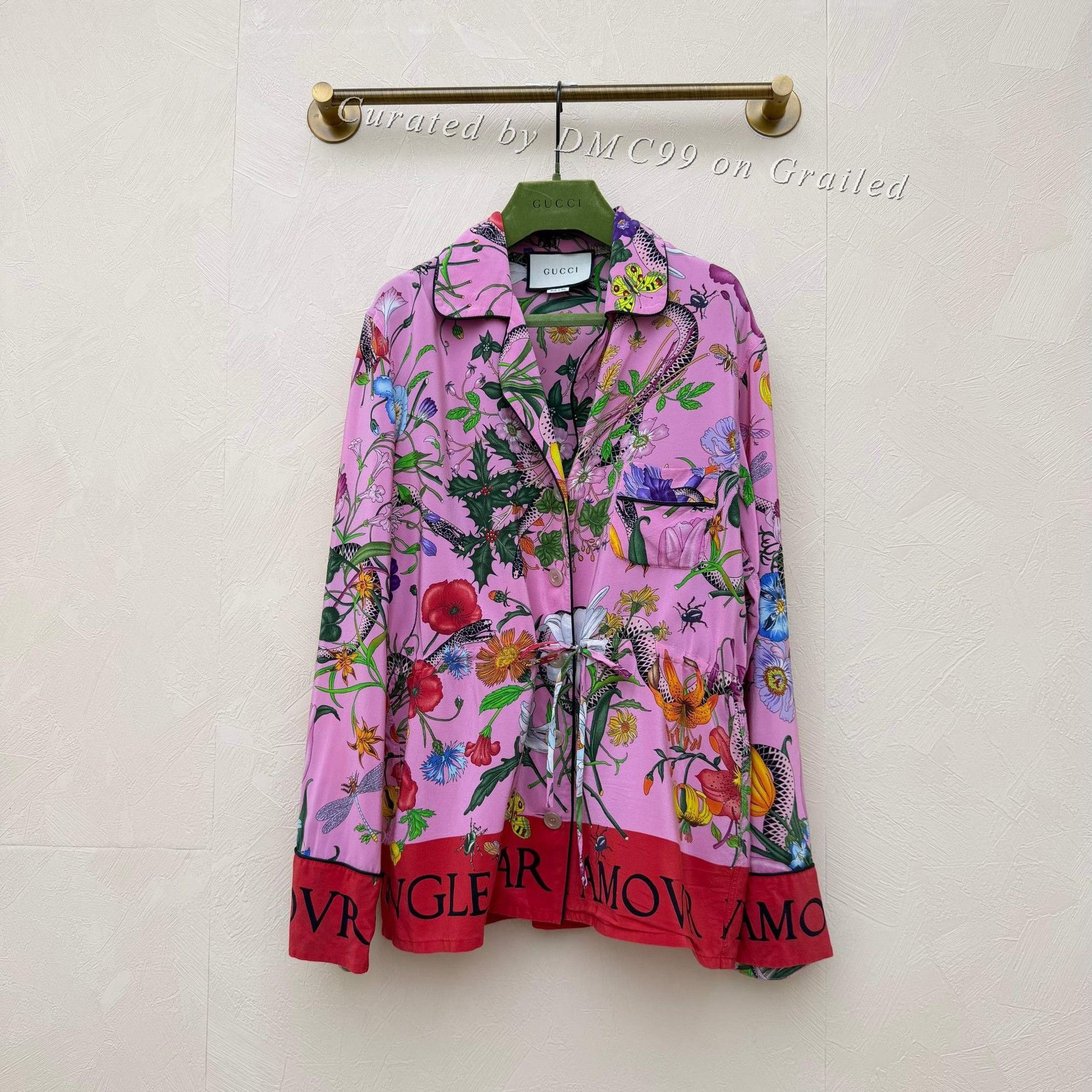 Gucci Gucci Vintage Silk Floral Shirt Coat Size S / US 4 / IT 40 - 1 Thumbnail
