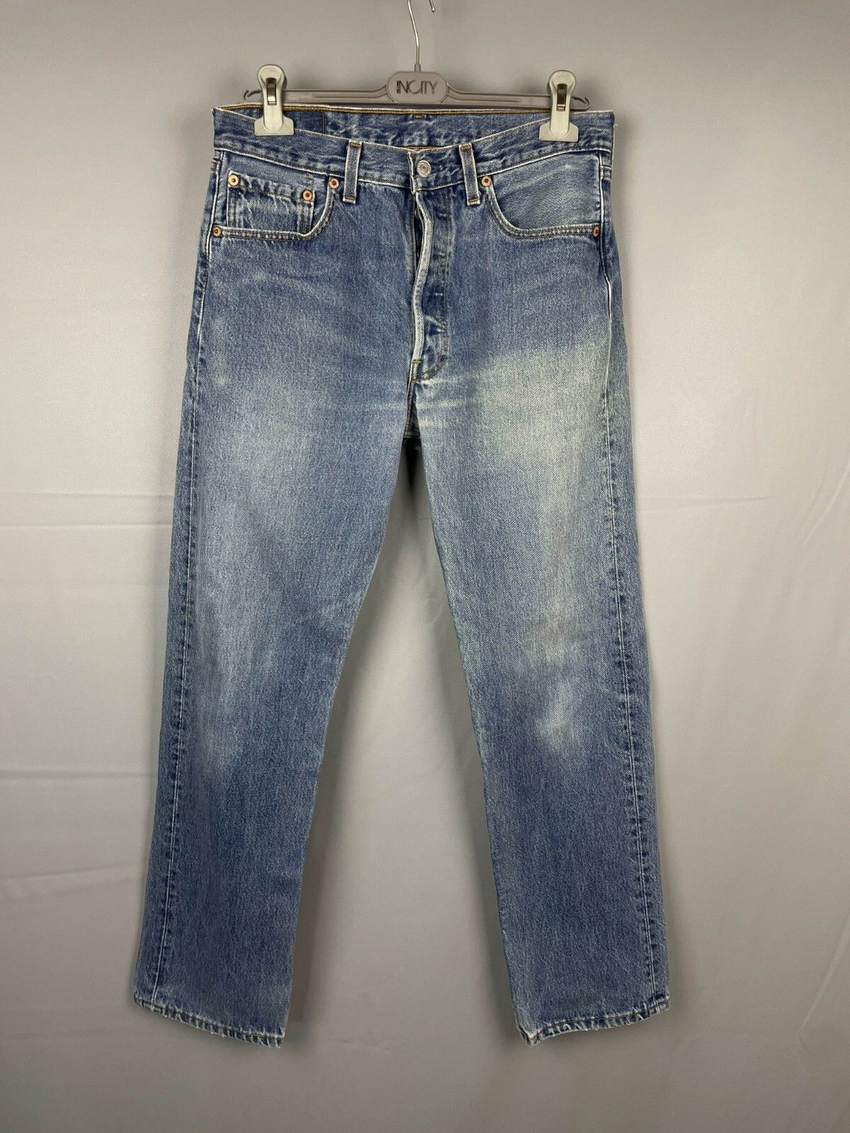 Levi's × Vintage Levis 501 Made in USA Vintage Denim Jeans BUTTON FLY 90s Size US 32 / EU 48 - 1 Thumbnail