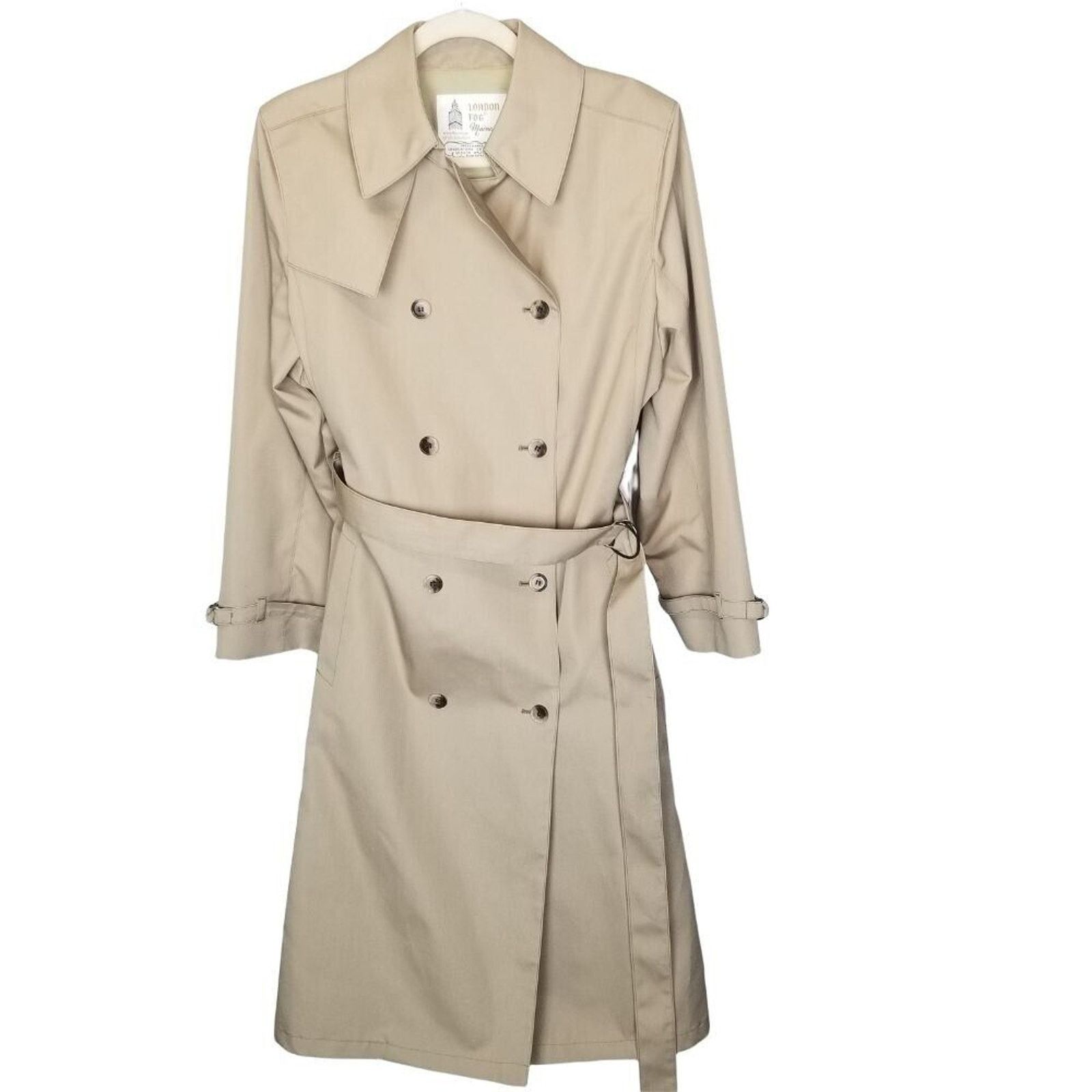 London Fog Vintage London Fog Womens Trench Coat Size 16.5 Maincoat Size XL / US 12-14 / IT 48-50 - 1 Thumbnail