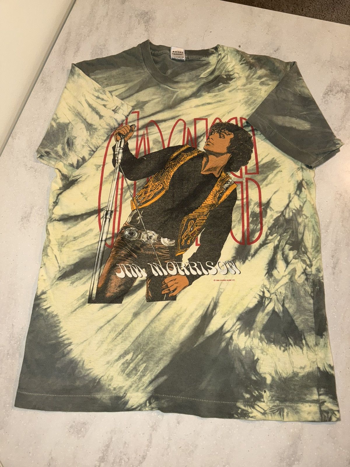 Band Tees Rare Vintage 1988 The Doors Jim Morrison tee Single Stitch Size US L / EU 52-54 / 3 - 2 Thumbnail