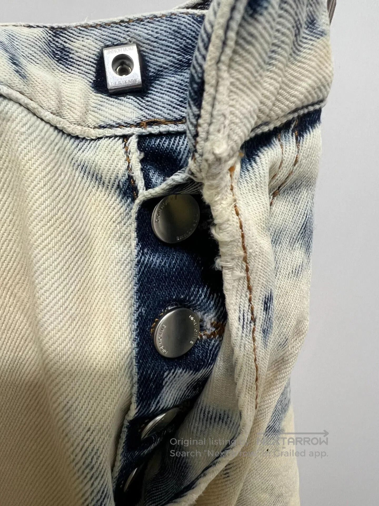 Dior Dior Homme Men's Distressed Snow Wash Jeans W31. Size US 31 - 8 Thumbnail