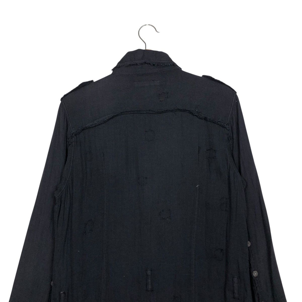 In The Attic 📌Rich Black Shirt Button Jacket In The Attic Punk Design Size US L / EU 52-54 / 3 - 10 Thumbnail