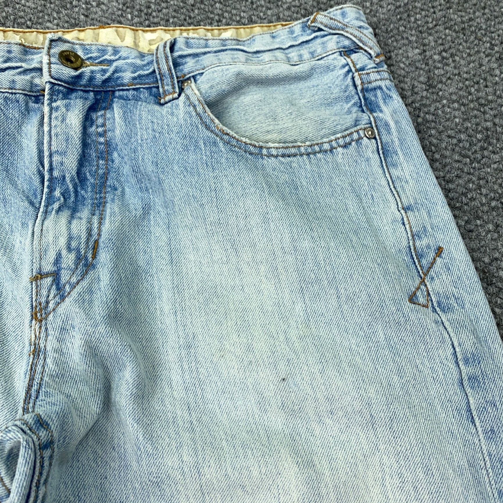 Vintage VINTAGE UNIONBAY Jeans Mens 34x34 Denim Straight Fit Baggy 90s Grunge Casual Blue Size US 34 / EU 50 - 4 Thumbnail
