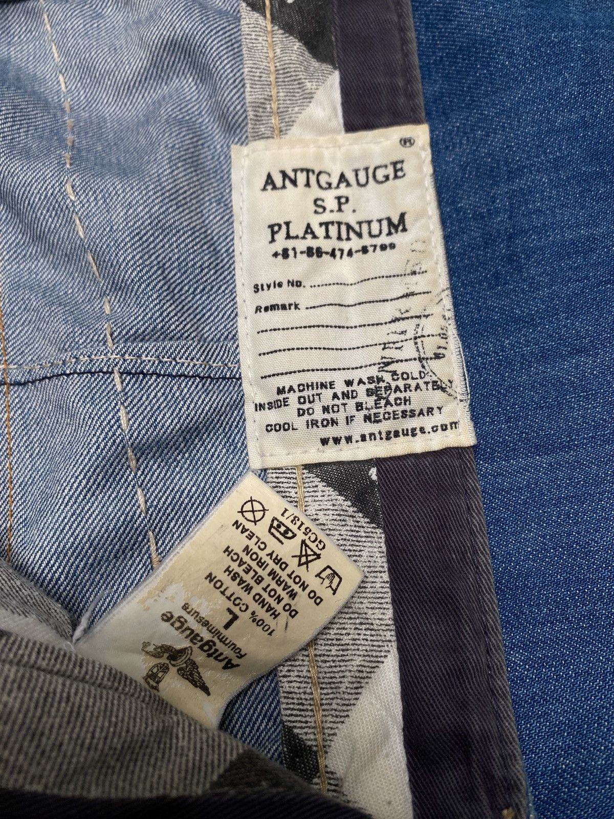 Designer × Japanese Brand × Vintage Vintage Japanese Brand Antgauge Jeans 2000s Size US 32 / EU 48 - 7 Thumbnail