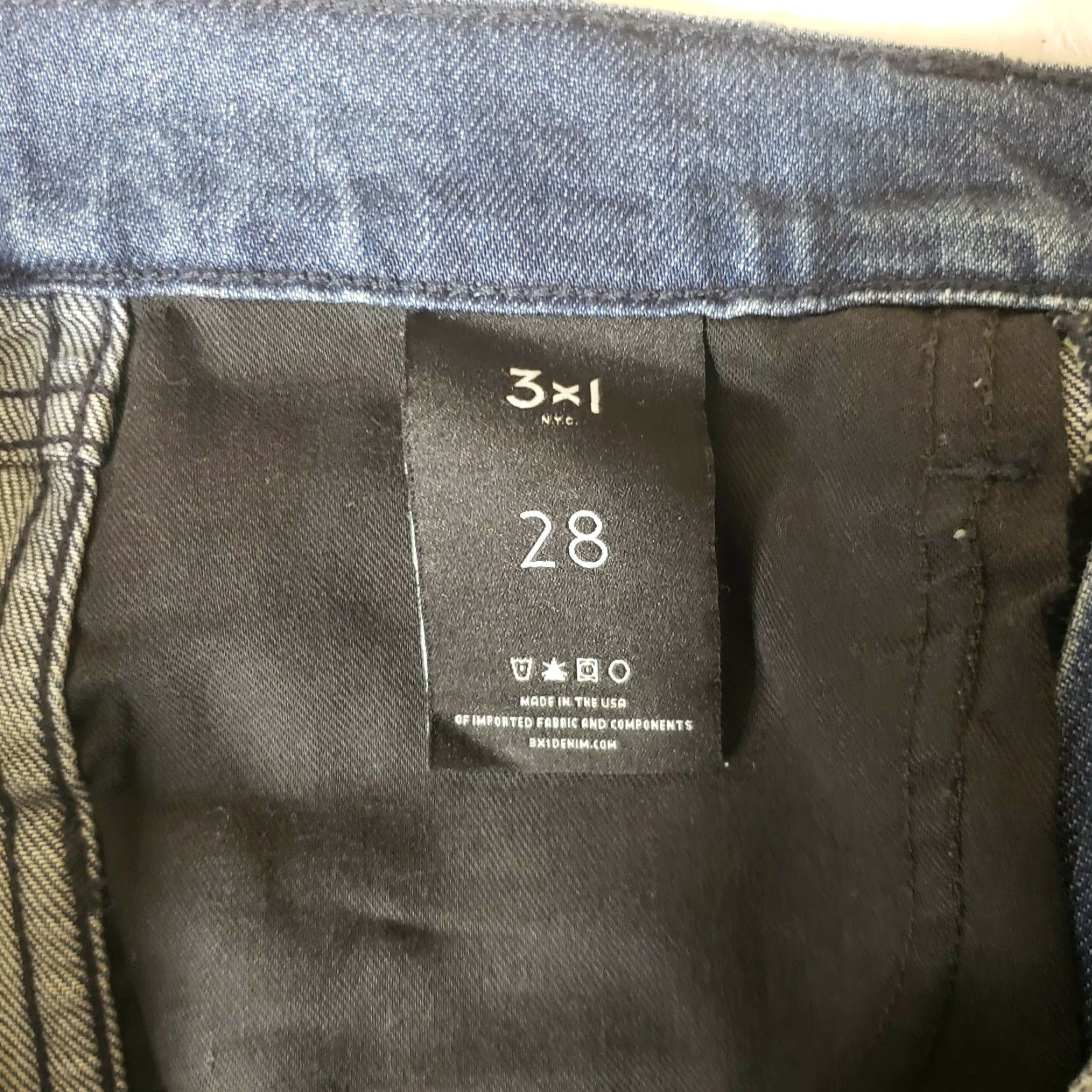 3x1 3x1 W3 Authentic High-Rise Straight-Leg Cropped Jeans-Size 28 Size 28" / US 6 / IT 42 - 5 Thumbnail