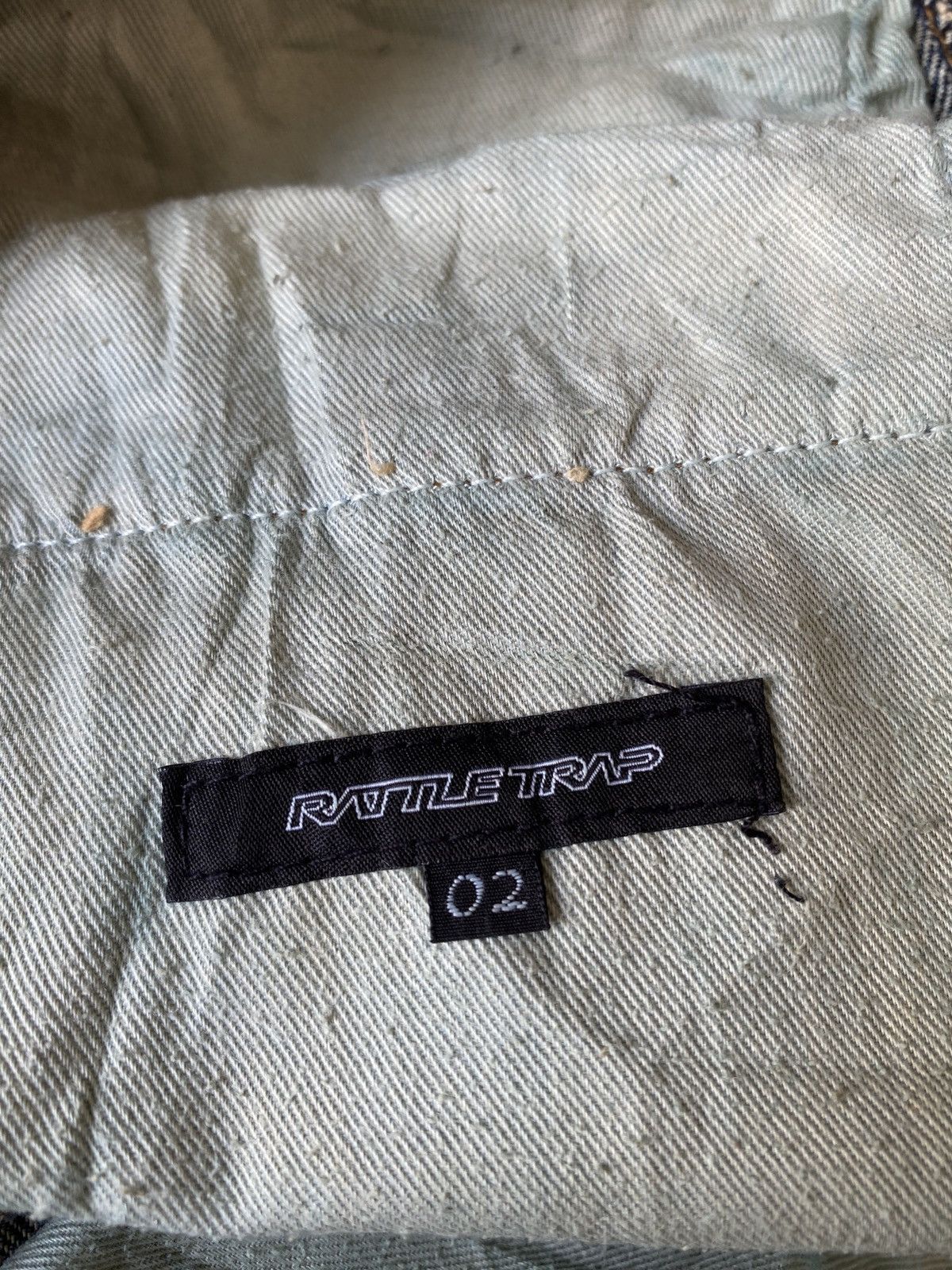 Japanese Brand Rattle Trap Claw Mark Distressed Curve Leg Flare Denim Size US 32 / EU 48 - 17 Thumbnail