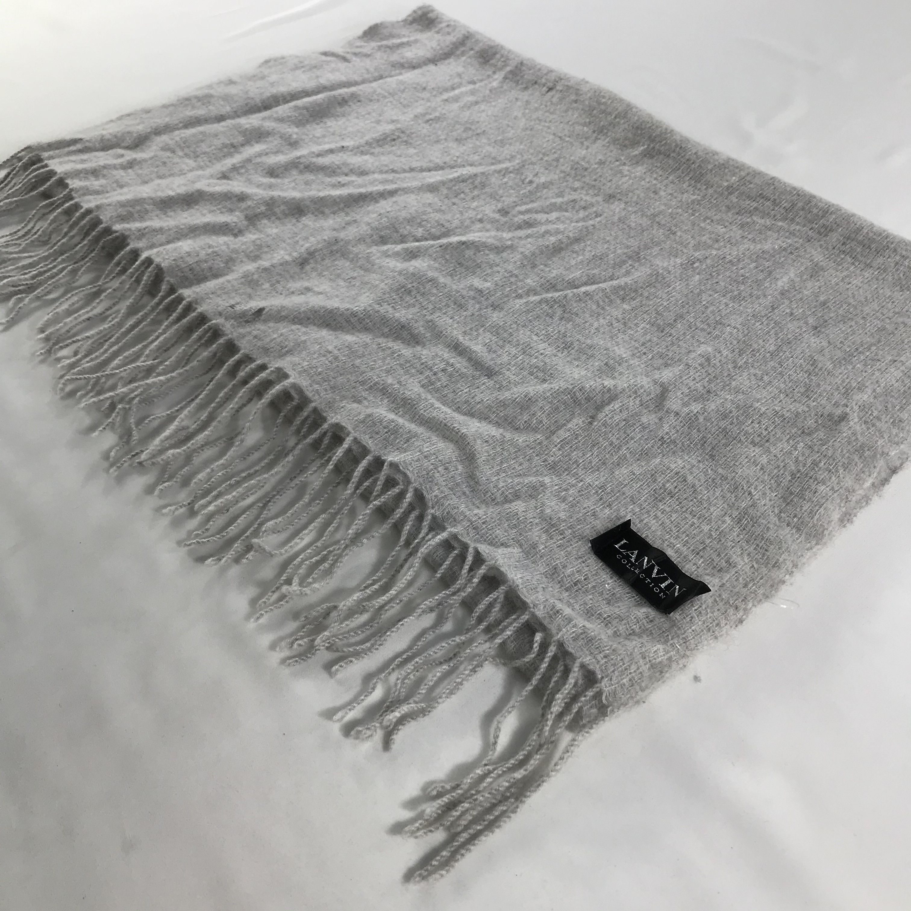 Lanvin × Vintage Lanvin Scarf / Muffler / Neckwear - WW1331 Size ONE SIZE - 3 Thumbnail