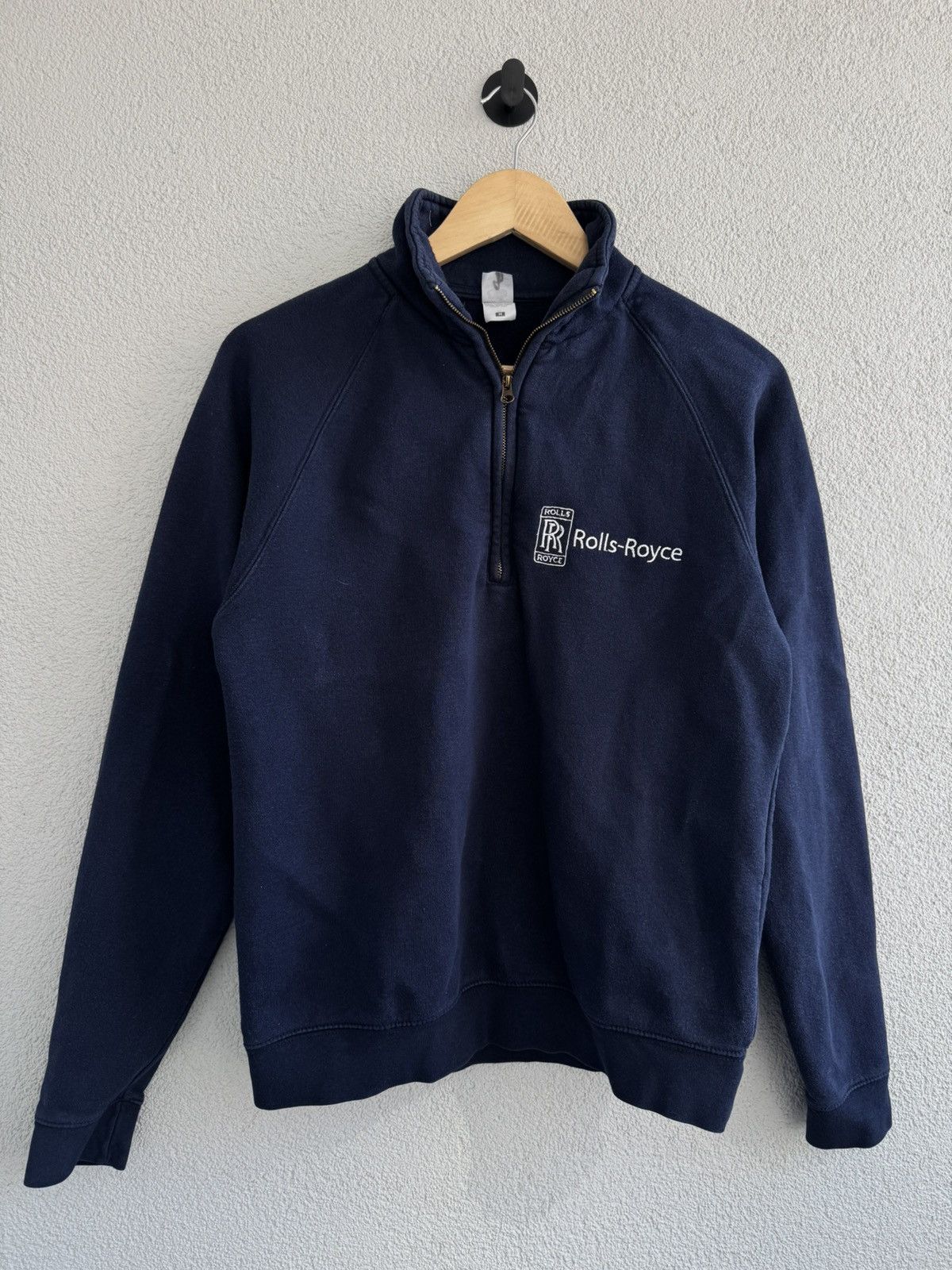 Vintage Rolls-Royce Logo Sweatshirt Vintage Size US M / EU 48-50 / 2 - 2 Thumbnail