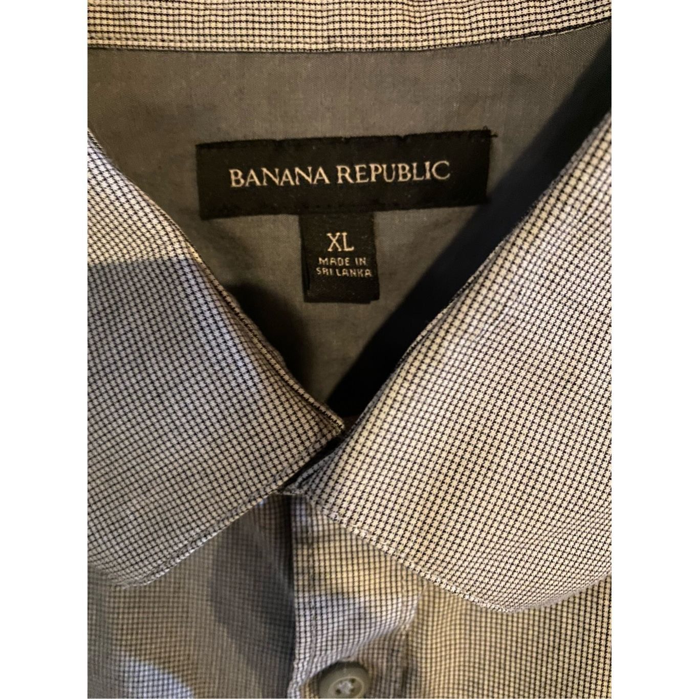 Banana Republic Banana republic men XL cotton blend shirt sleeve button down Size US XL / EU 56 / 4 - 7 Thumbnail