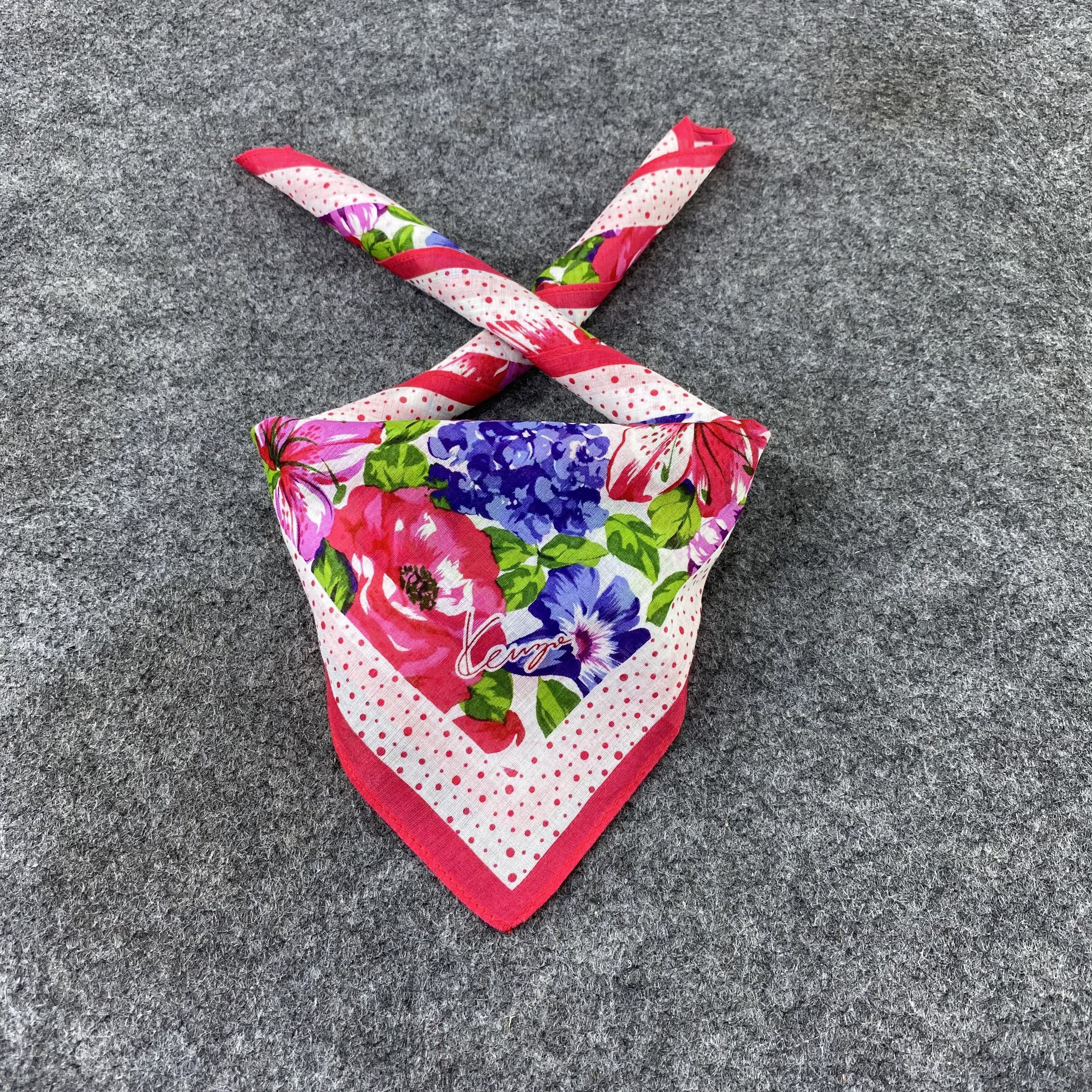 Kenzo × Vintage Kenzo Handkerchief / Bandana / Neckerchief-B1360 Size ONE SIZE - 2 Thumbnail