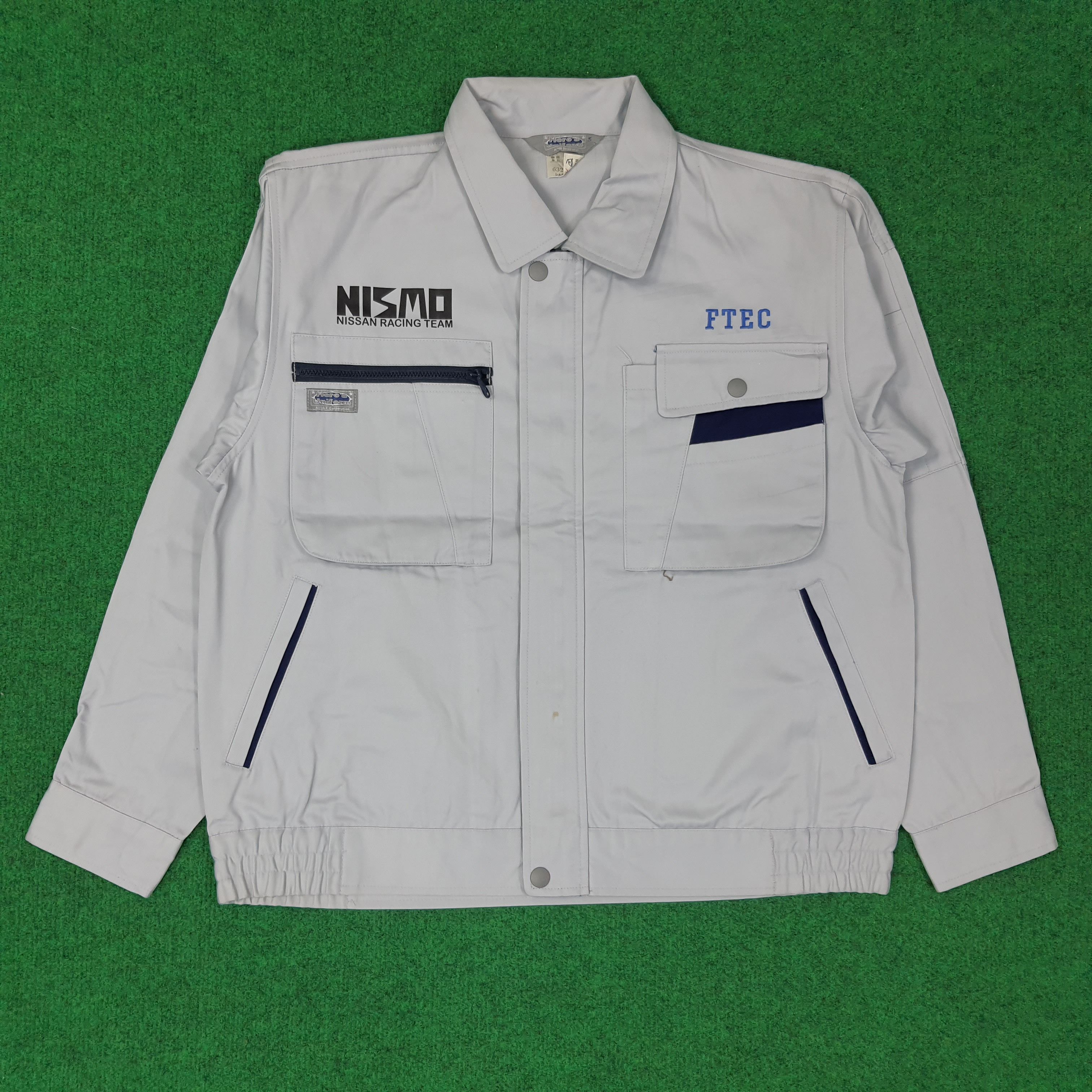Japanese Brand Vintage NISMO Nissan Racing Workwear Custom Jacket C260N1 Size US M / EU 48-50 / 2 - 2 Thumbnail