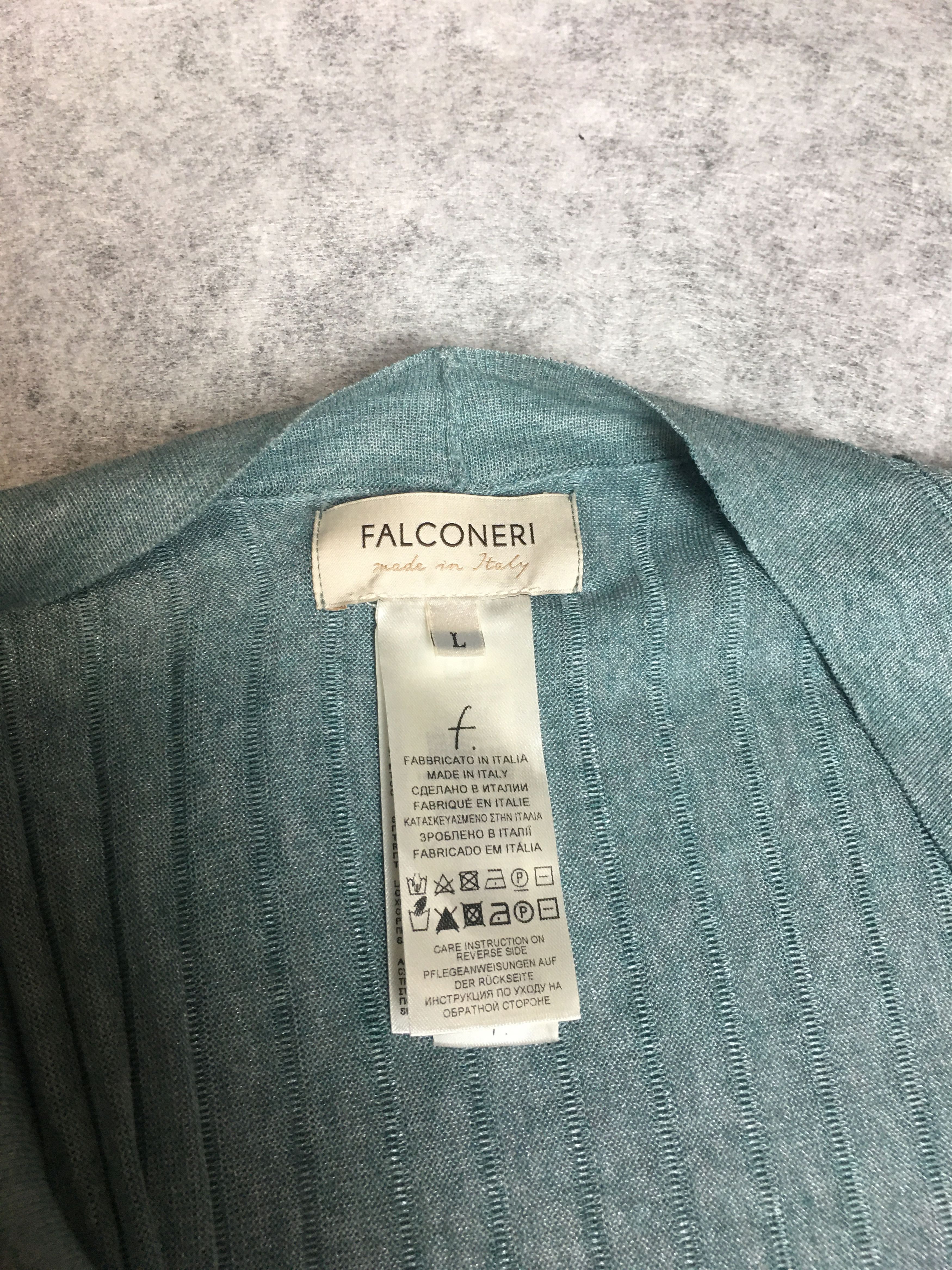 Other Falconeri Italy Turquoise Knit Cardigan Size L Size L / US 10 / IT 46 - 5 Thumbnail
