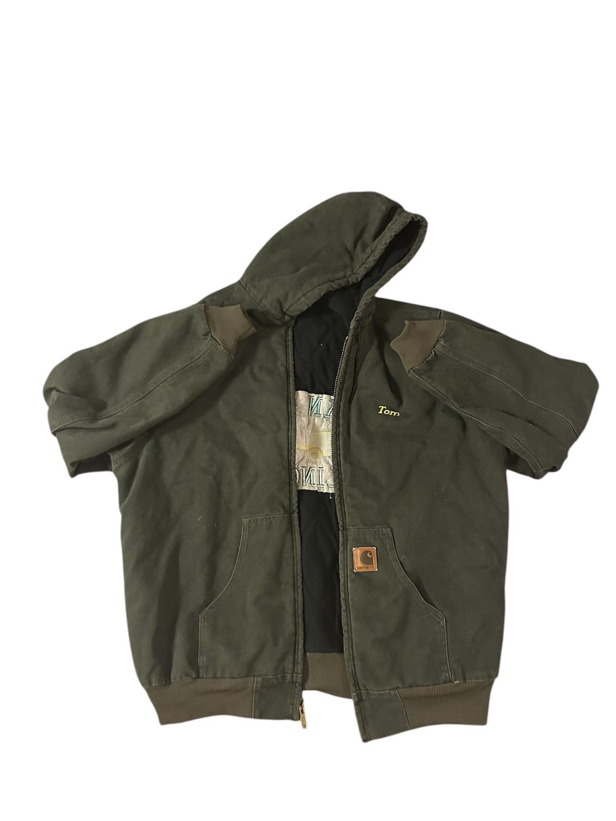 Carhartt Custom Dark Green Carhartt Jacket Size US XL / EU 56 / 4 - 2 Thumbnail