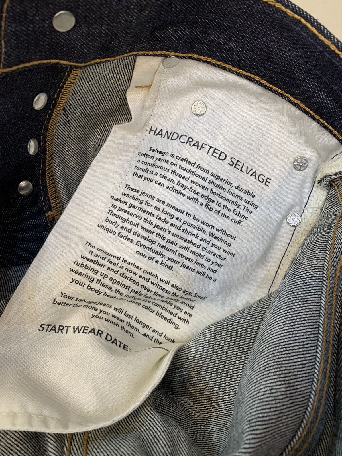 AG Adriano Goldschmied NEW! AG Adriano Goldschmied raw Denim 14oZ selvedge denim Size US 29 - 6 Thumbnail
