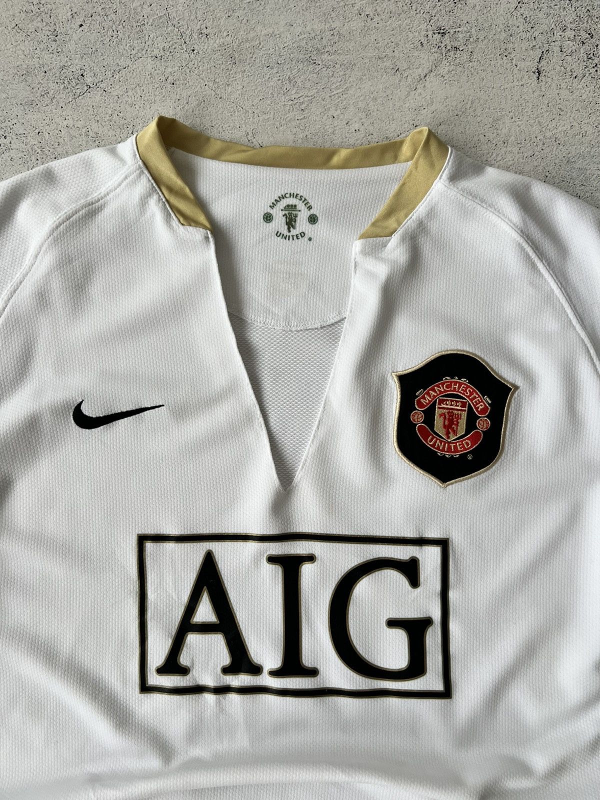 Nike 🩸RARE🩸Nike Manchester United 2006/2007 Away Vintage Jersey Size US L / EU 52-54 / 3 - 7 Thumbnail