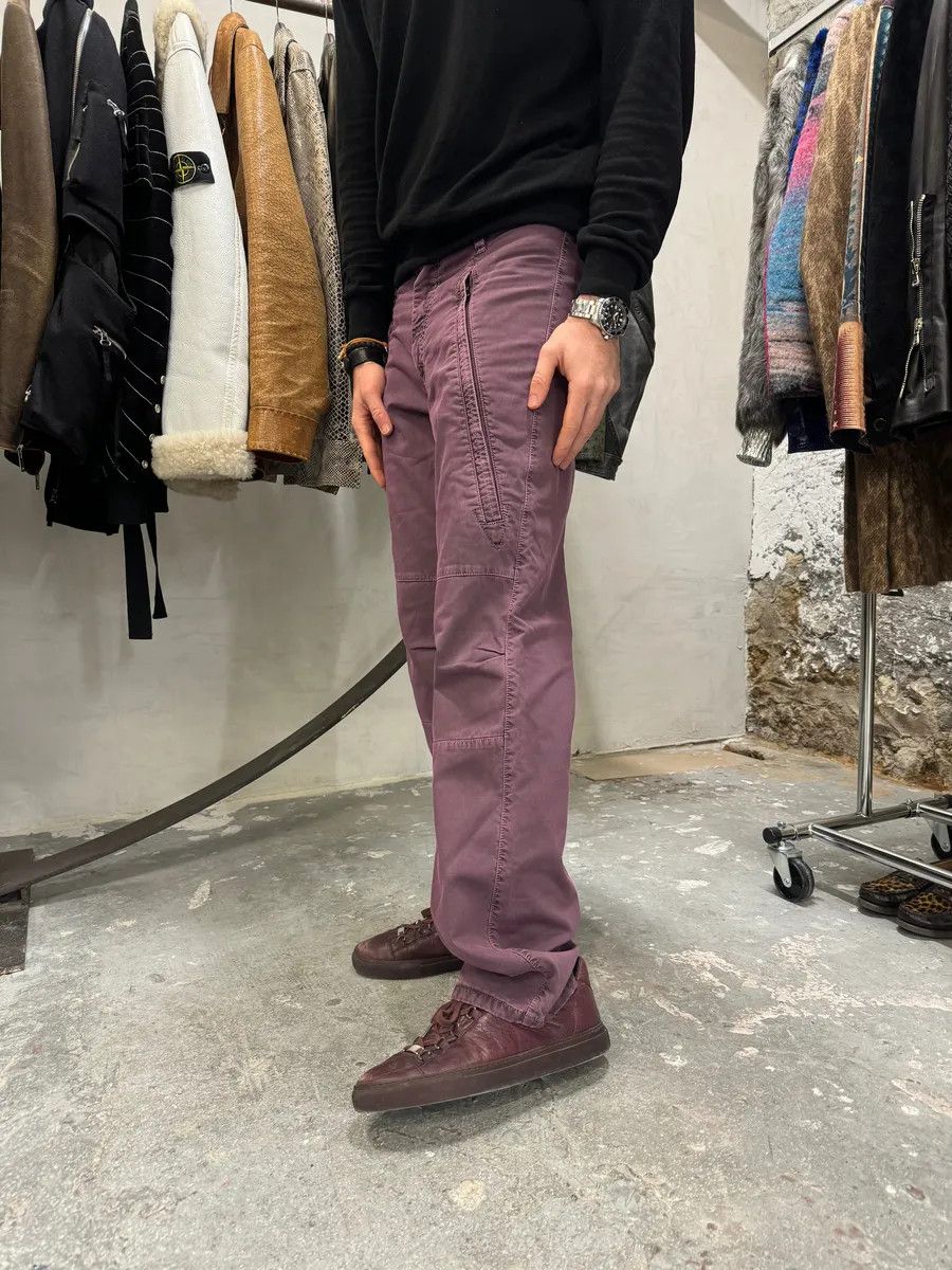 Dolce & Gabbana AW2003 Dolce & Gabbana Purple Bondage Relaxed Spectrum Pants Size US 33 - 5 Thumbnail