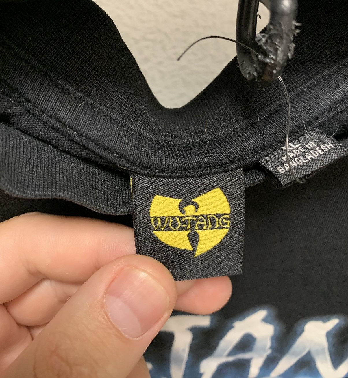 Wu-Tang Clan Wu-Tang clan big logo black sleeveless Xl size vintage Wear Size US XL / EU 56 / 4 - 6 Thumbnail