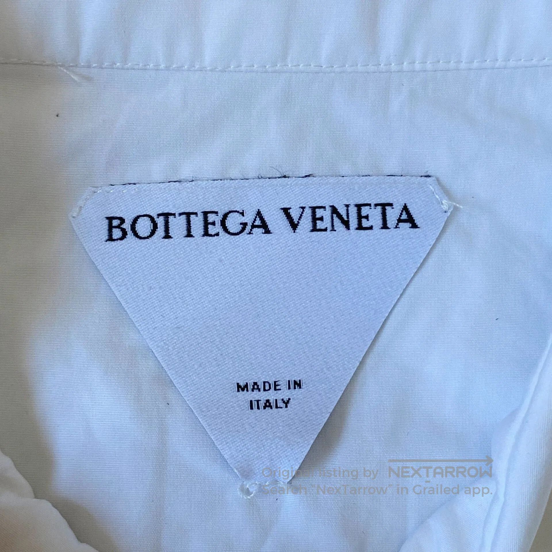 Bottega Veneta Bottega Veneta White Woven Shirt Jacket. Size US L / EU 52-54 / 3 - 6 Thumbnail