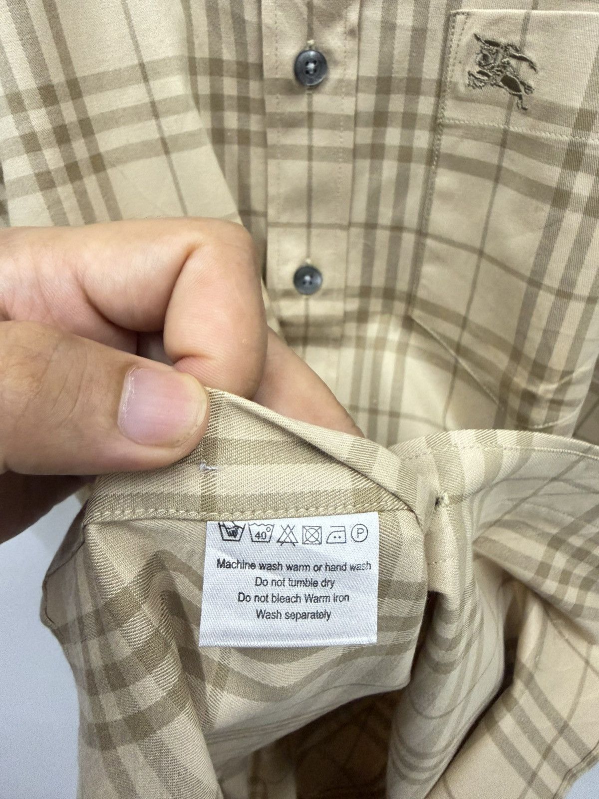 Burberry Burberry Nova Check Shirt Size US M / EU 48-50 / 2 - 4 Thumbnail