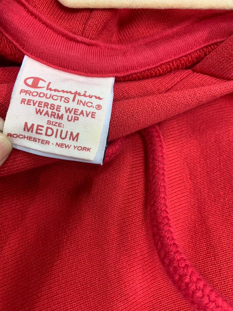 Vetements Vetements Champion Collaborative Bright Red Off-the-should Size US S / EU 44-46 / 1 - 6 Thumbnail