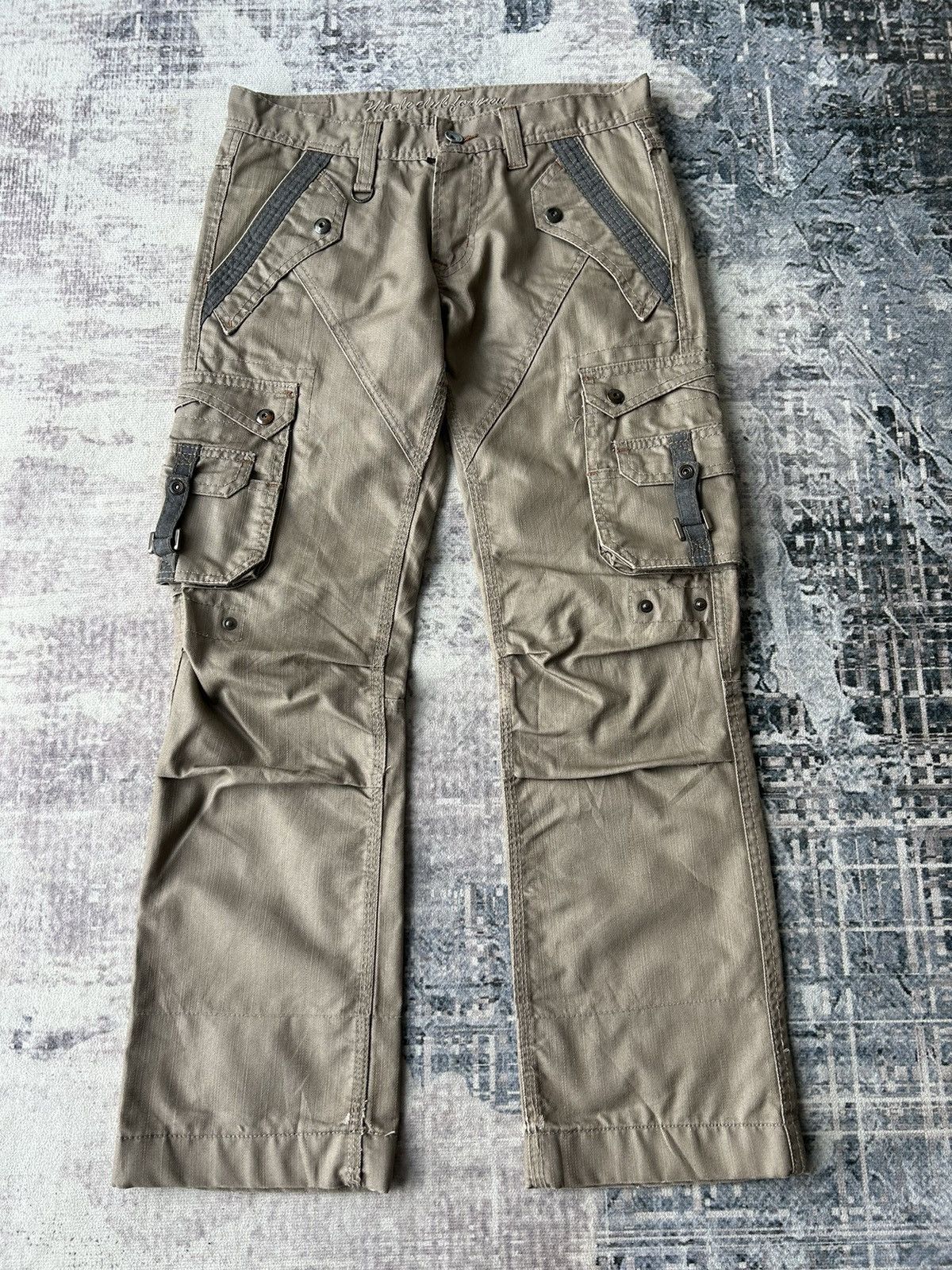 Japanese Brand Tactical Cargo Bondage Nicole Club Pants Size US 30 / EU 46 - 2 Thumbnail