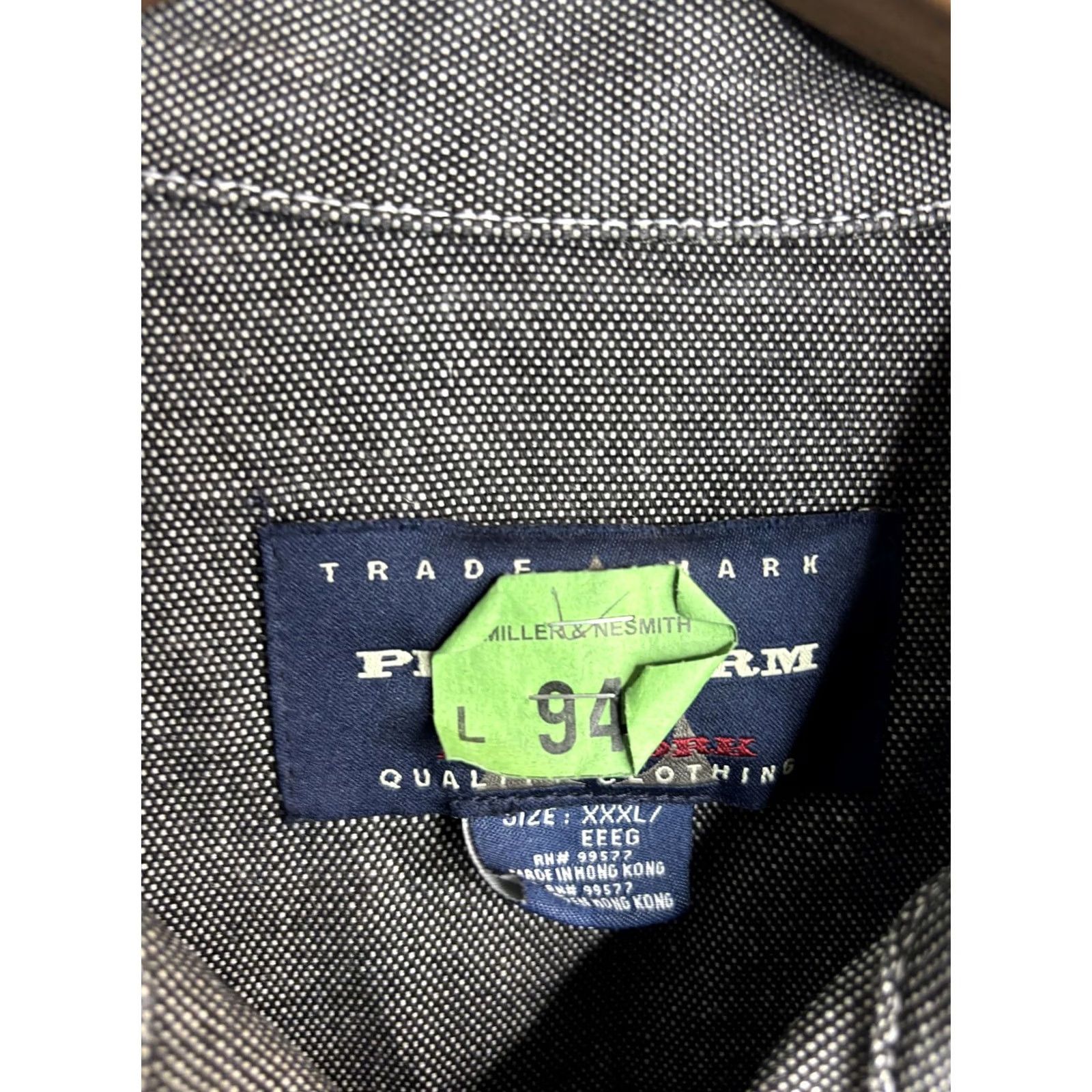 Phat Farm VINTAGE Phat Farm Denim Jacket Mens 3XL Gray Contrast Stitch Trucker Embroidered Logo Jacket Mens Gray Denim 3XL Embroidered Logo Workwear Casual Size US XXL / EU 58 / 5 - 4 Thumbnail
